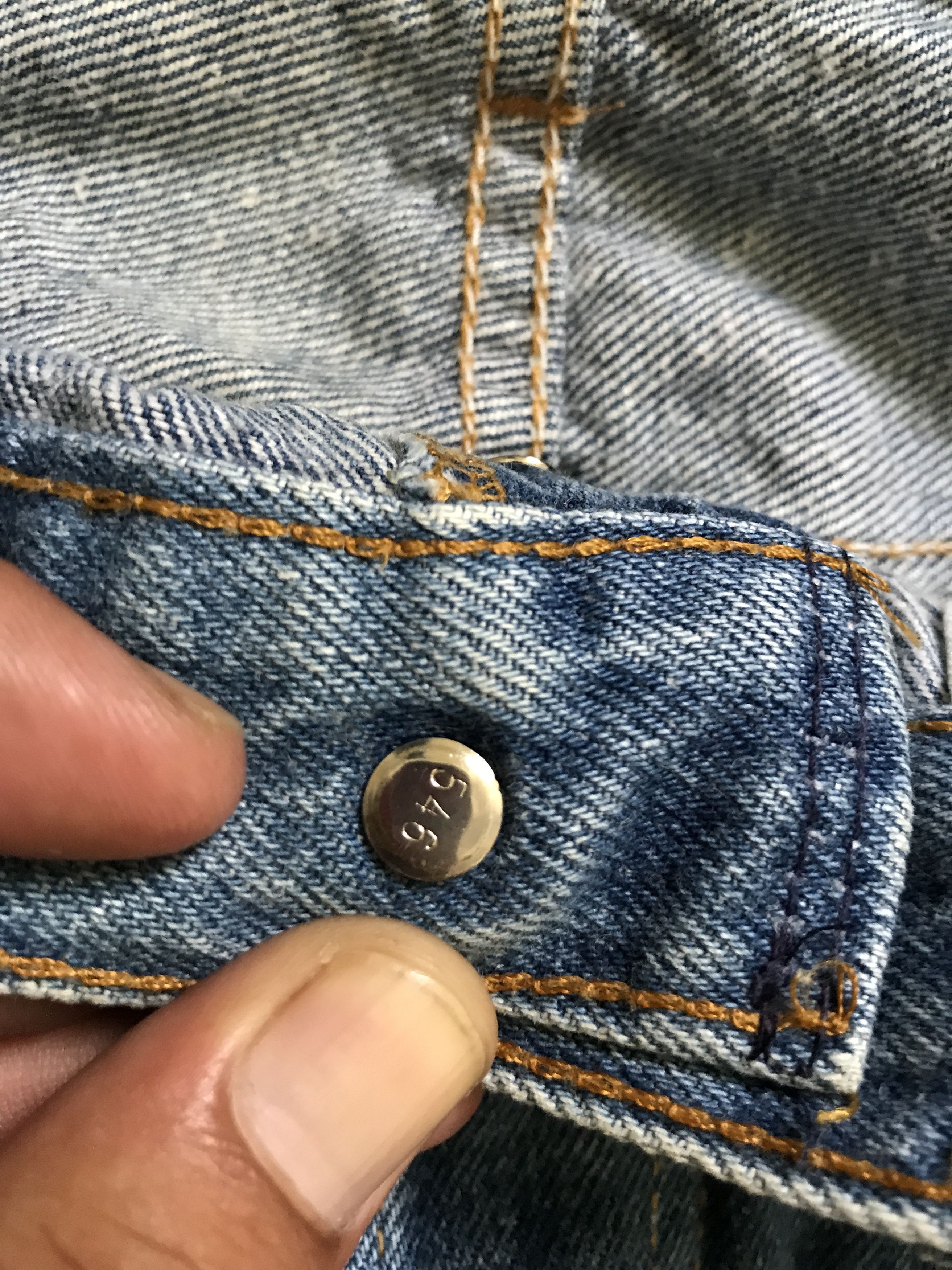 Levi's VLEV82 - Vintage Levis 501 Blue Wash Jeans Size US 29 - 7 Thumbnail