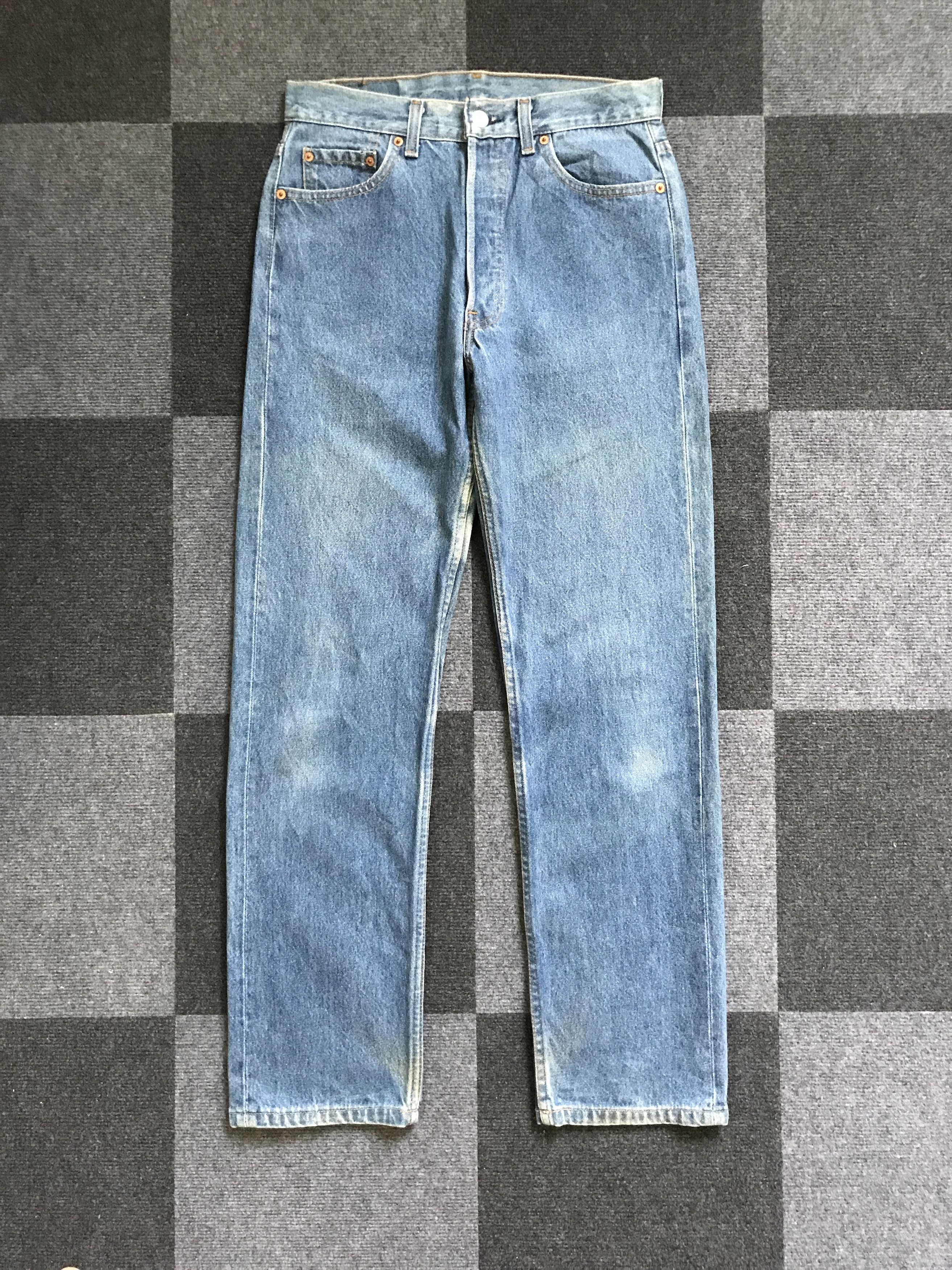 Levi's VLEV82 - Vintage Levis 501 Blue Wash Jeans Size US 29 - 1 Thumbnail