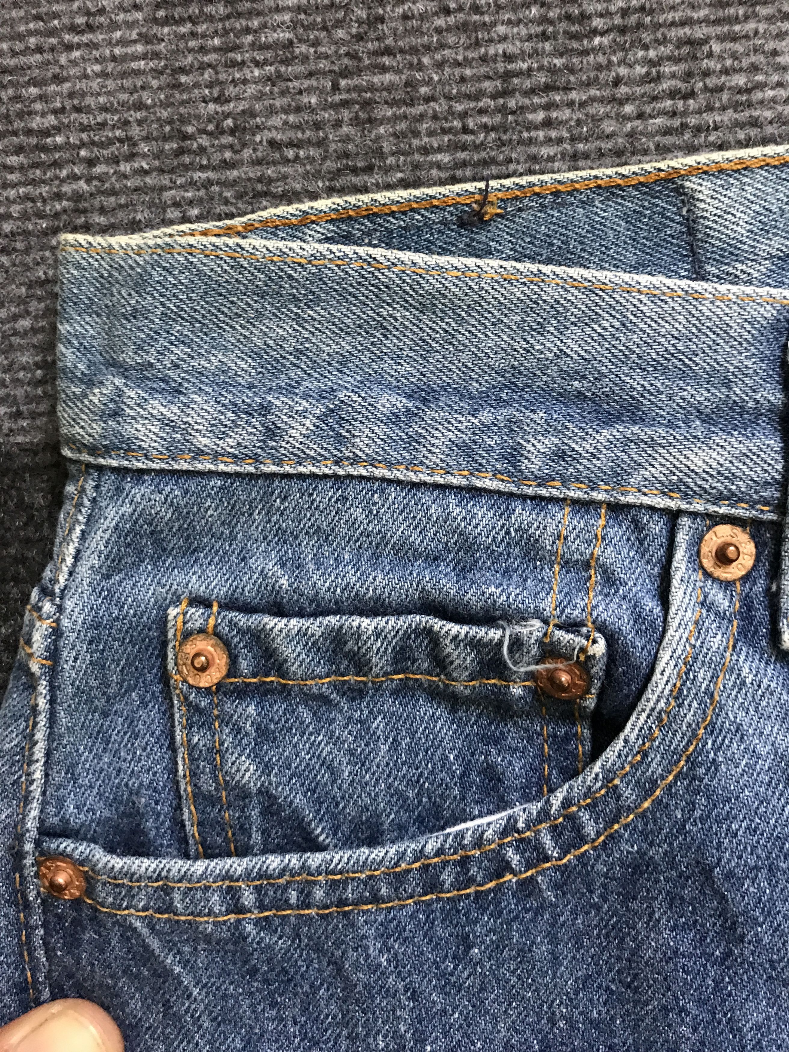 Levi's VLEV82 - Vintage Levis 501 Blue Wash Jeans Size US 29 - 6 Thumbnail