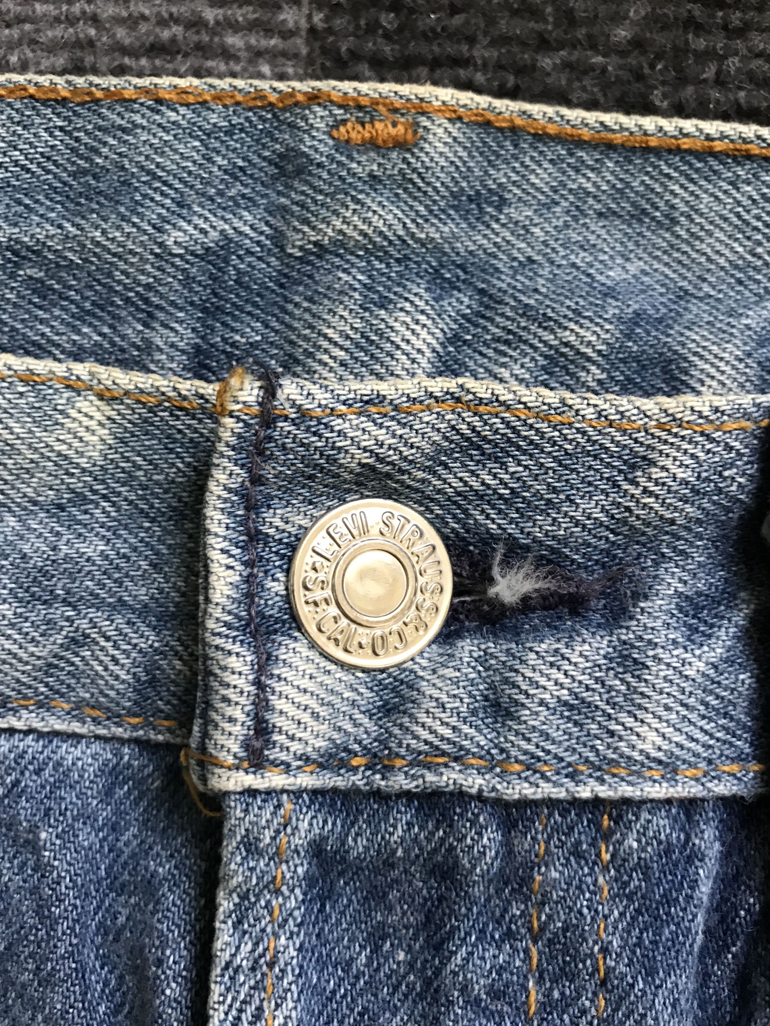 Levi's VLEV82 - Vintage Levis 501 Blue Wash Jeans Size US 29 - 5 Thumbnail