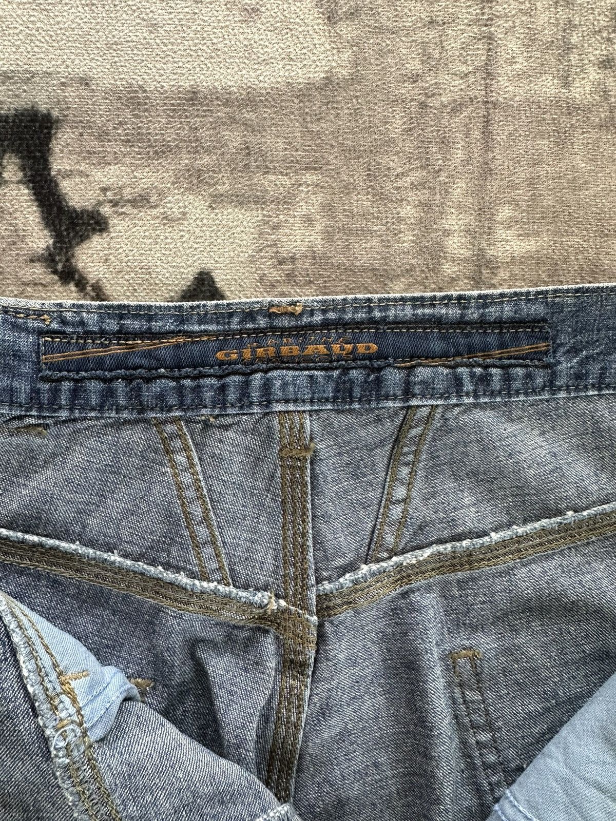 Marithe + Francois Girbaud 1980s Marithe Francois Girbaud Antique X indigo blue jeans Size US 34 / EU 50 - 10 Thumbnail