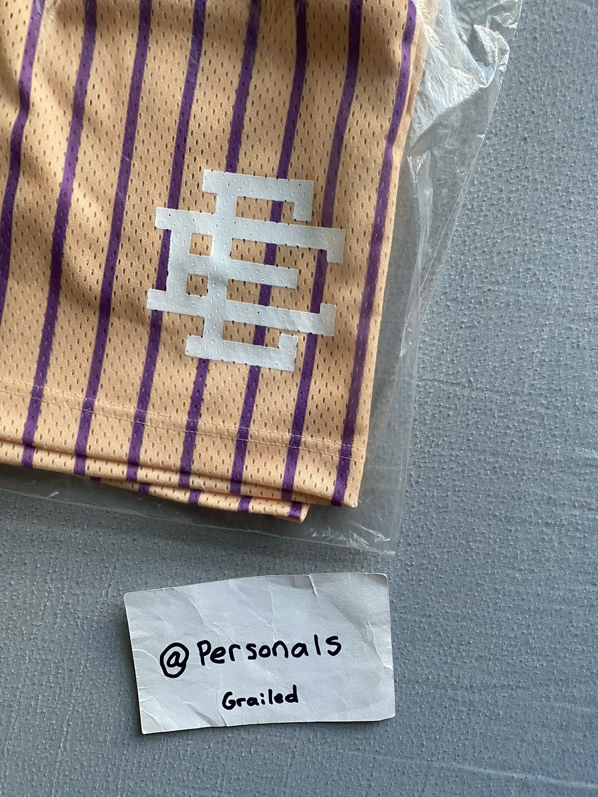 Eric Emanuel RARE 2018 Eric Emanuel Lakers Striped Shorts Large Size US 34 / EU 50 - 2 Thumbnail
