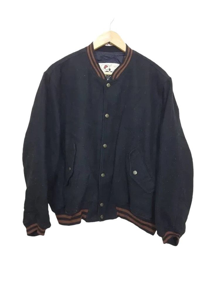PERSON'S PERSON'S Autumn Winter Quilted Wool Varsity Jacket Size US M / EU 48-50 / 2 - 2 Thumbnail