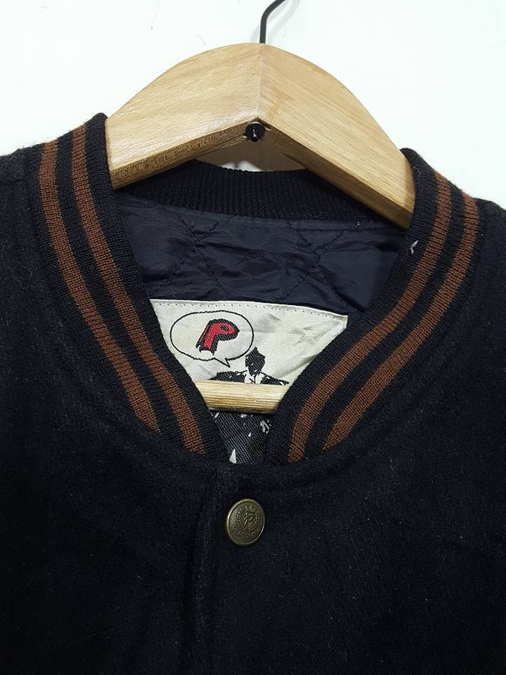 PERSON'S PERSON'S Autumn Winter Quilted Wool Varsity Jacket Size US M / EU 48-50 / 2 - 6 Thumbnail