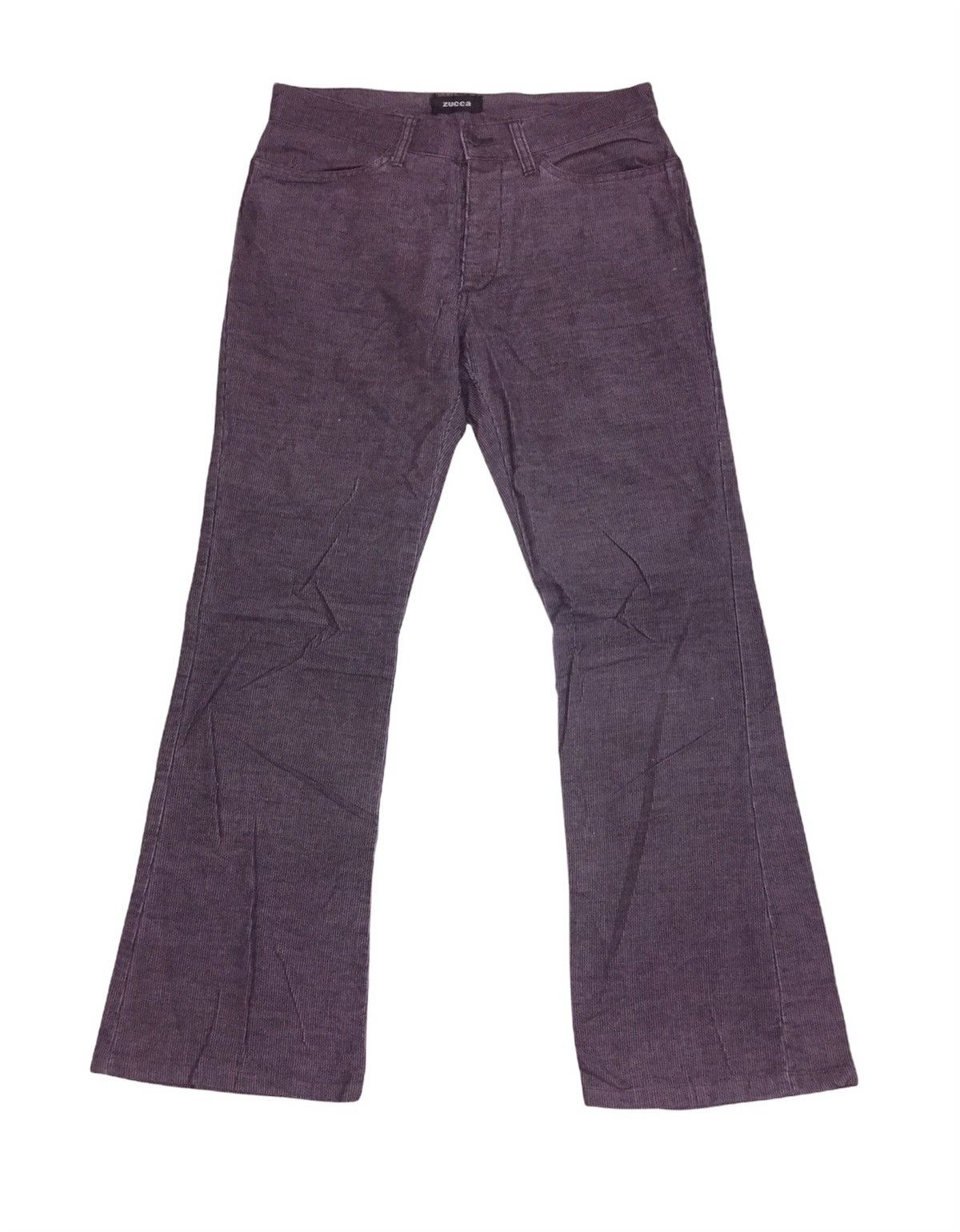 CABANE de ZUCCa Cabane de Zucca Buckle Back Flare Corduroy Pants Size US 32 / EU 48 - 2 Thumbnail