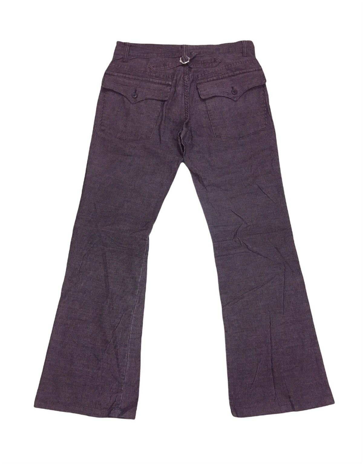 CABANE de ZUCCa Cabane de Zucca Buckle Back Flare Corduroy Pants Size US 32 / EU 48 - 1 Thumbnail
