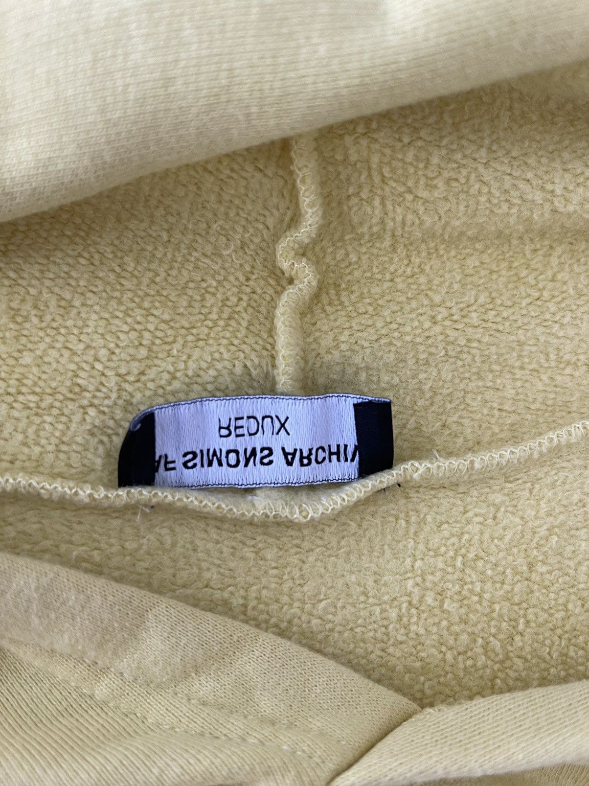Raf Simons Redux Yellow 'Kollaps' Hoodie Size US L / EU 52-54 / 3 - 12 Thumbnail