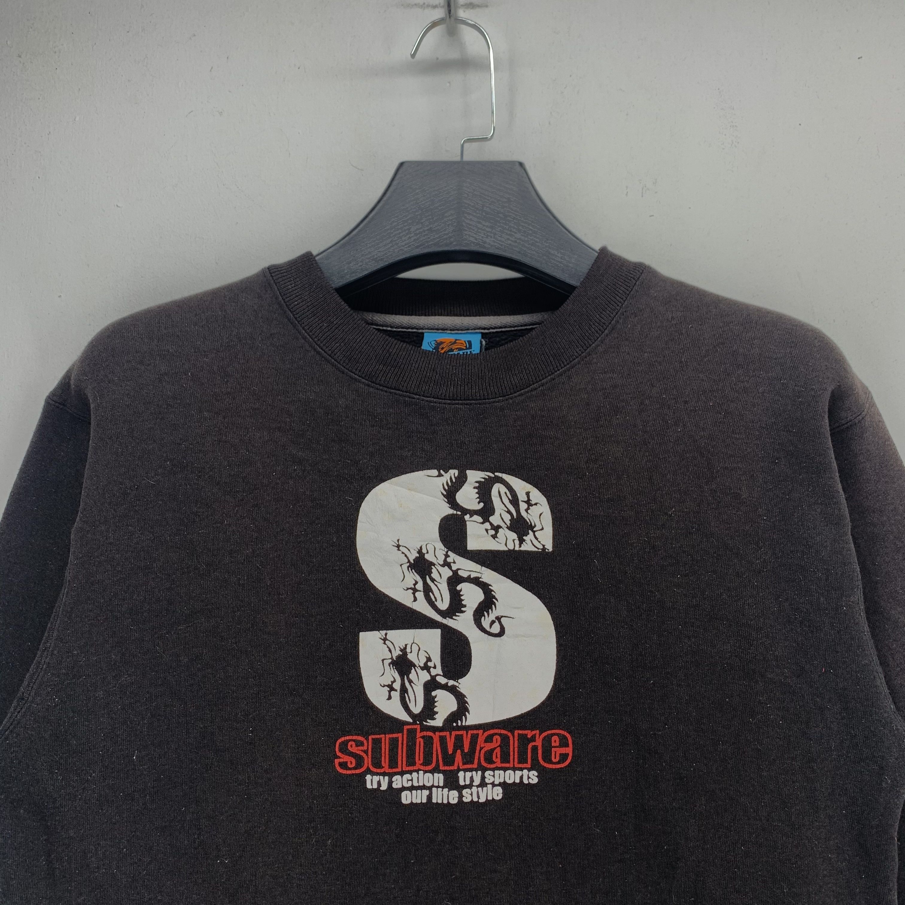 Subware Subware Chest & Sleeve Big Logo Sweatshirt #2875-91 Size US S / EU 44-46 / 1 - 2 Thumbnail