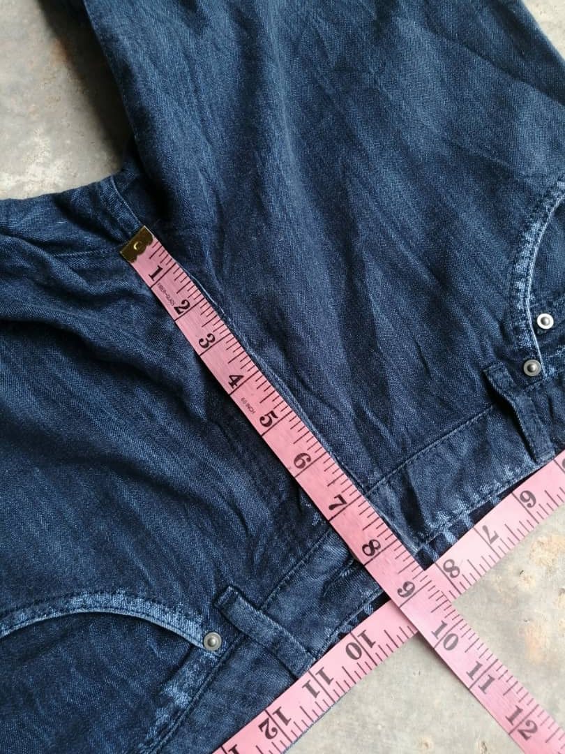 Issey Miyake RARE🔥 Miyake A-POC Cotton GALAXY Flare Denim Size 34" / US 12 / IT 48 - 16 Thumbnail