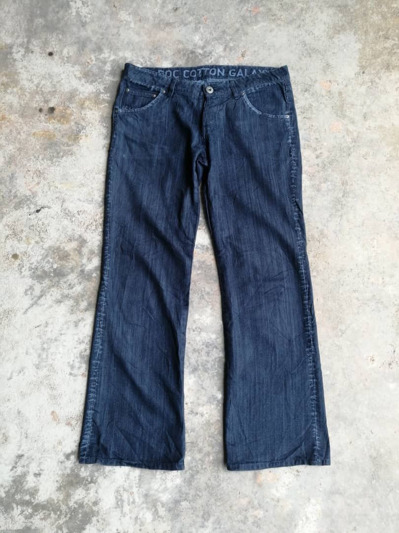 RARE🔥 Miyake A-POC Cotton GALAXY Flare Denim