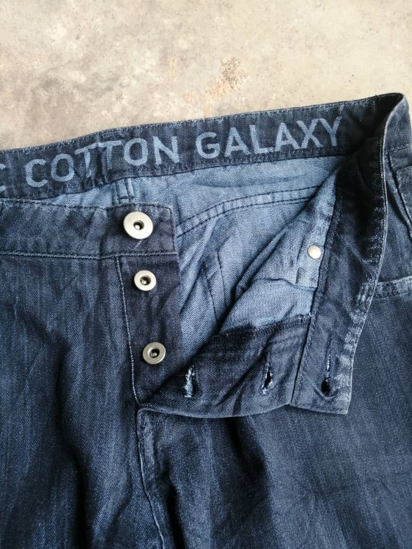 Issey Miyake RARE🔥 Miyake A-POC Cotton GALAXY Flare Denim Size 34" / US 12 / IT 48 - 5 Thumbnail