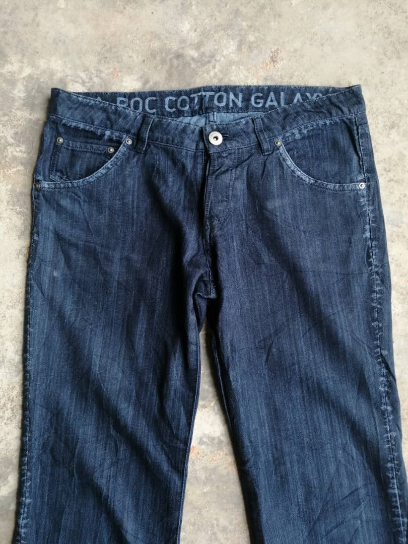 Issey Miyake RARE🔥 Miyake A-POC Cotton GALAXY Flare Denim Size 34" / US 12 / IT 48 - 10 Thumbnail