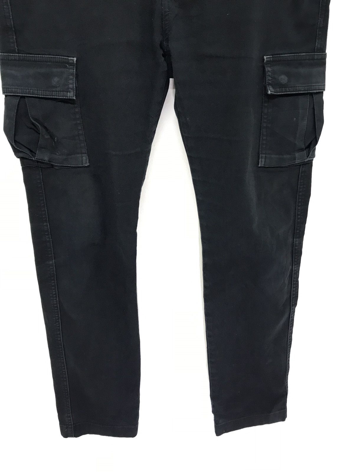 Beams Plus Beams Cargo Slim Pant Navy Blue Stretchable Size US 31 - 3 Thumbnail