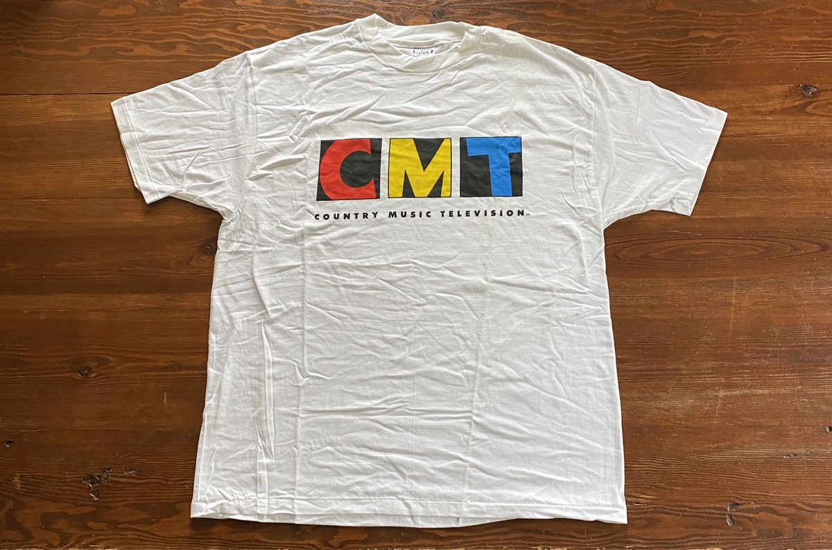 Band Tees Vintage 80’s CMT Country Music Television Single Stitch Tee Size US XL / EU 56 / 4 - 1 Thumbnail