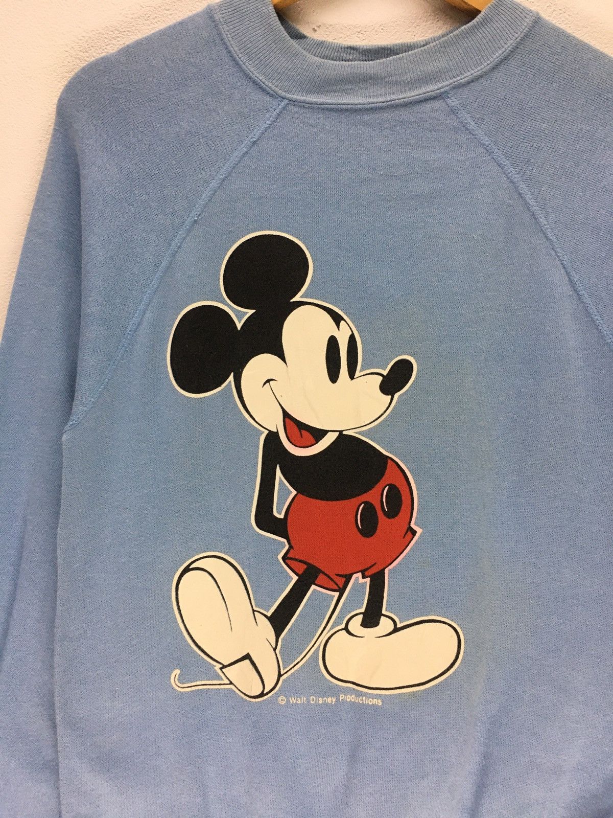 Cartoon Network × Mickey Mouse × Vintage Vintage 80s Mickey Mouse Walt Disney Sweatshirt Size US S / EU 44-46 / 1 - 2 Thumbnail