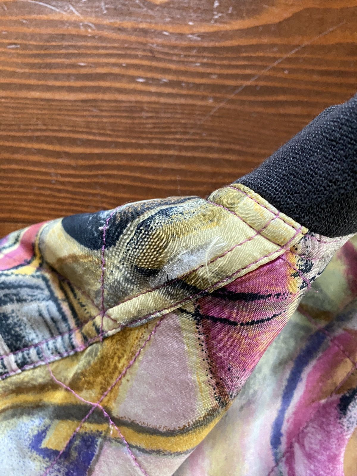 Robert Stock Vintage 80’s Robert Stock Distressed Silk Light Jacket Size US L / EU 52-54 / 3 - 25 Thumbnail