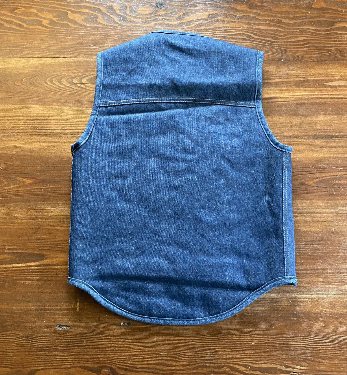 Sears Vintage 70’s Sears Denim Deep Pile Fleece Lined Vest Size US S / EU 44-46 / 1 - 6 Thumbnail