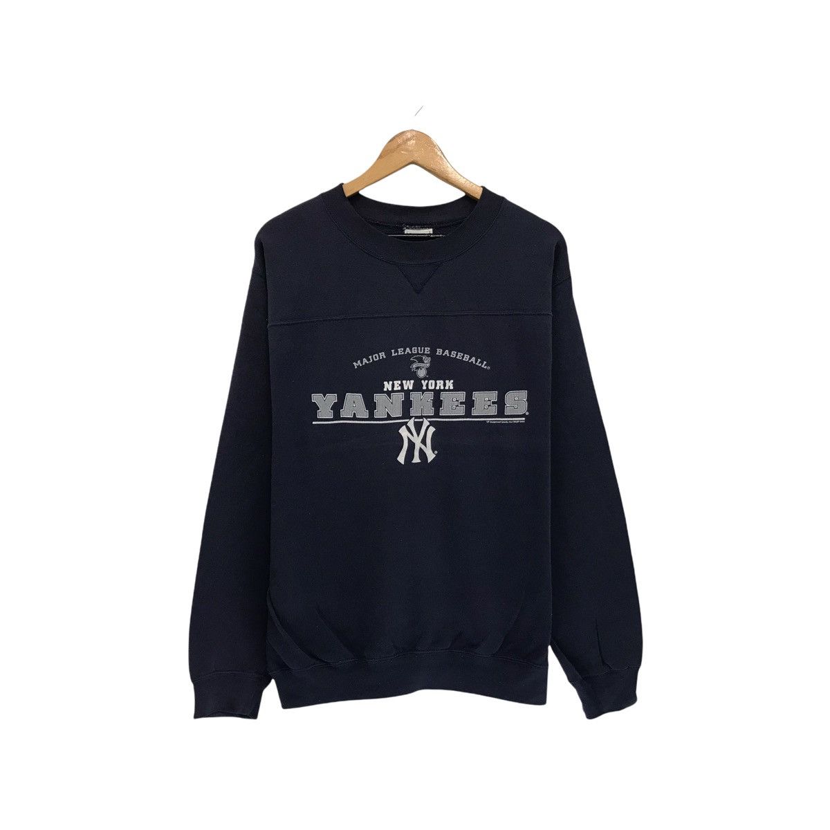 MLB × New York Yankees × Vintage Vintage MLB New York Yankees Sweatshirt 90’s Lee USA Size US M / EU 48-50 / 2 - 1 Thumbnail