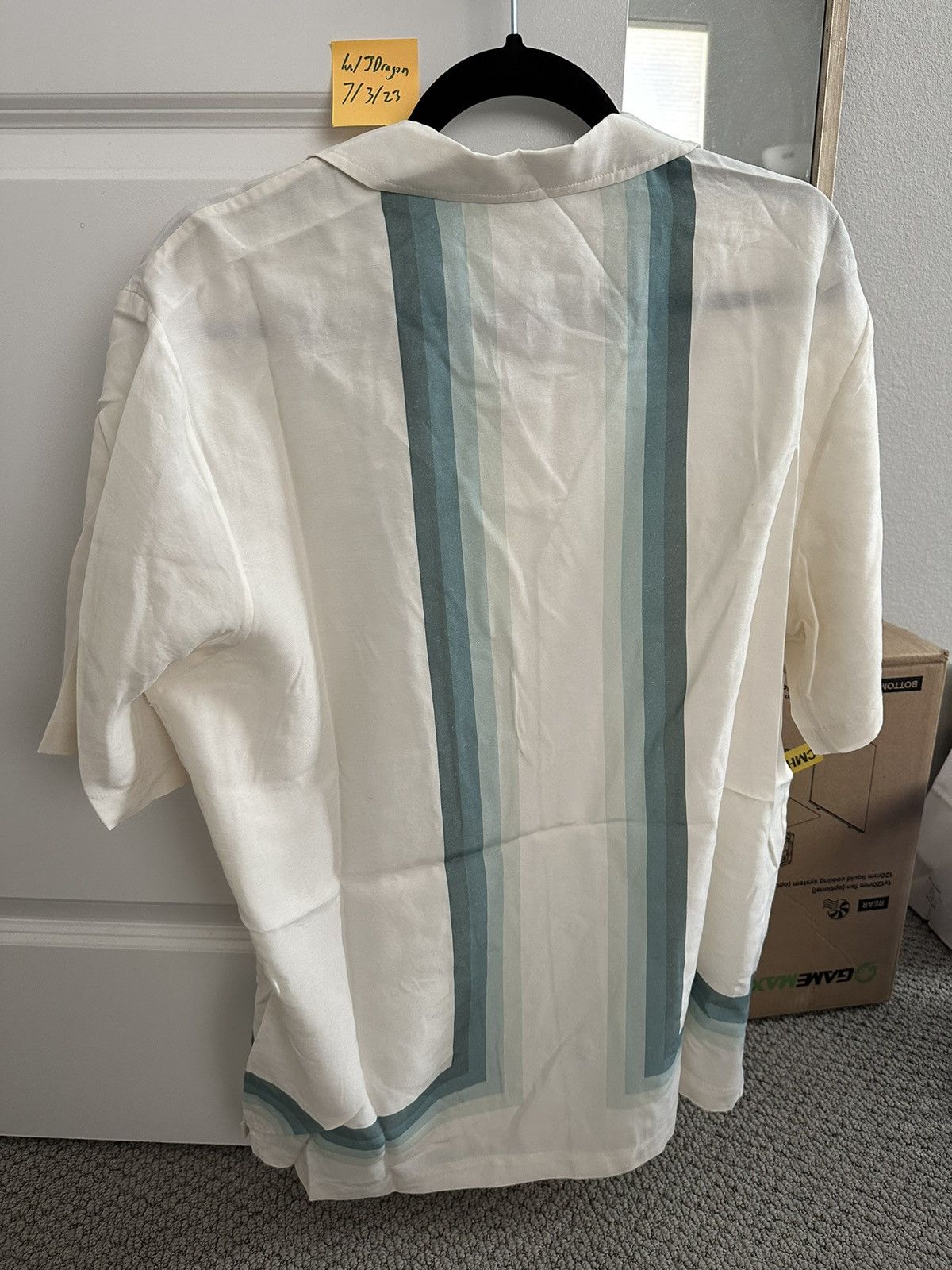 Kith Kith Cupro Linen Thompson Camp Collar Shirt | Grailed