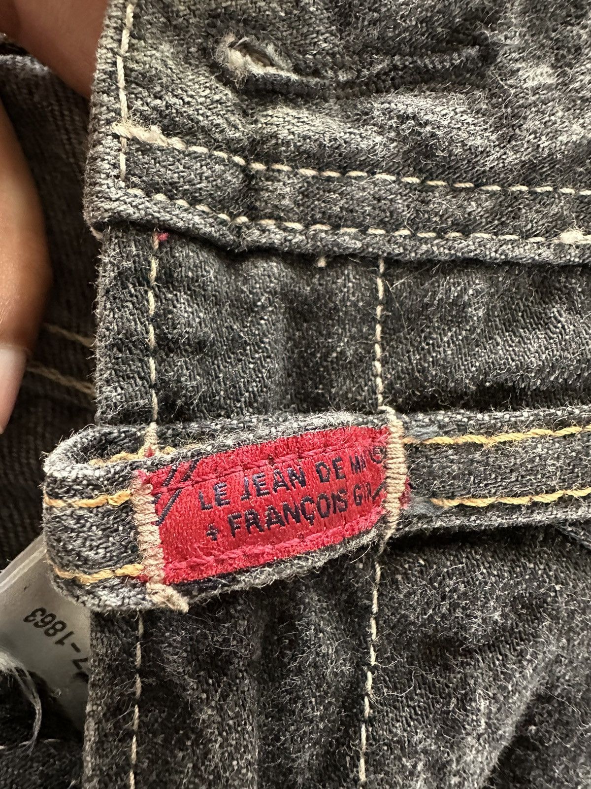 Marithe + Francois Girbaud 2000s Le Jeans De MFG clawnmark hybrid denim Size US 30 / EU 46 - 8 Thumbnail
