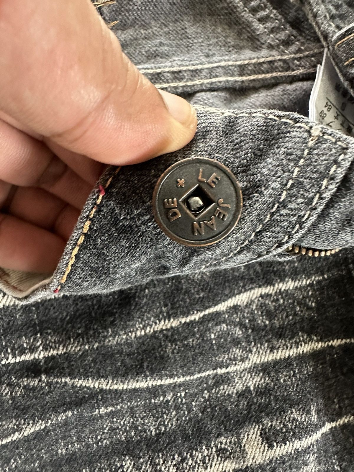 Marithe + Francois Girbaud 2000s Le Jeans De MFG clawnmark hybrid denim Size US 30 / EU 46 - 9 Thumbnail