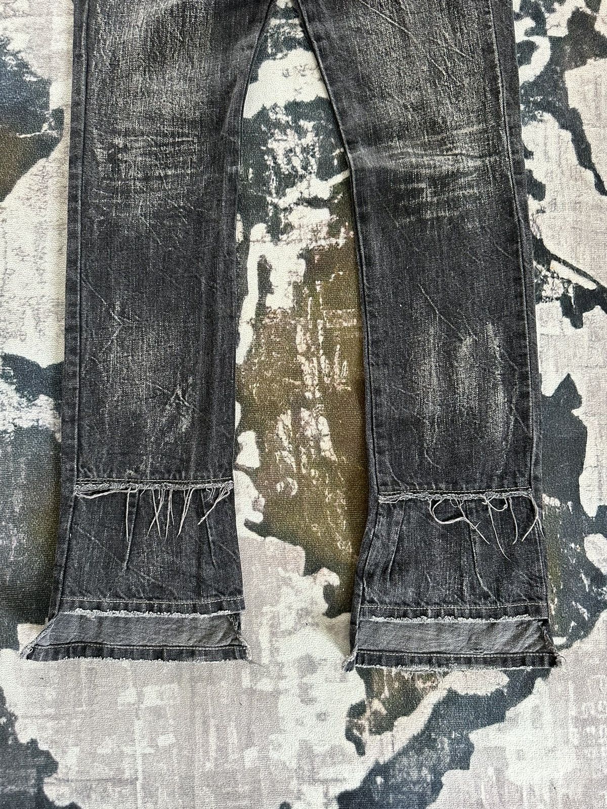 Marithe + Francois Girbaud 2000s Le Jeans De MFG clawnmark hybrid denim Size US 30 / EU 46 - 3 Thumbnail