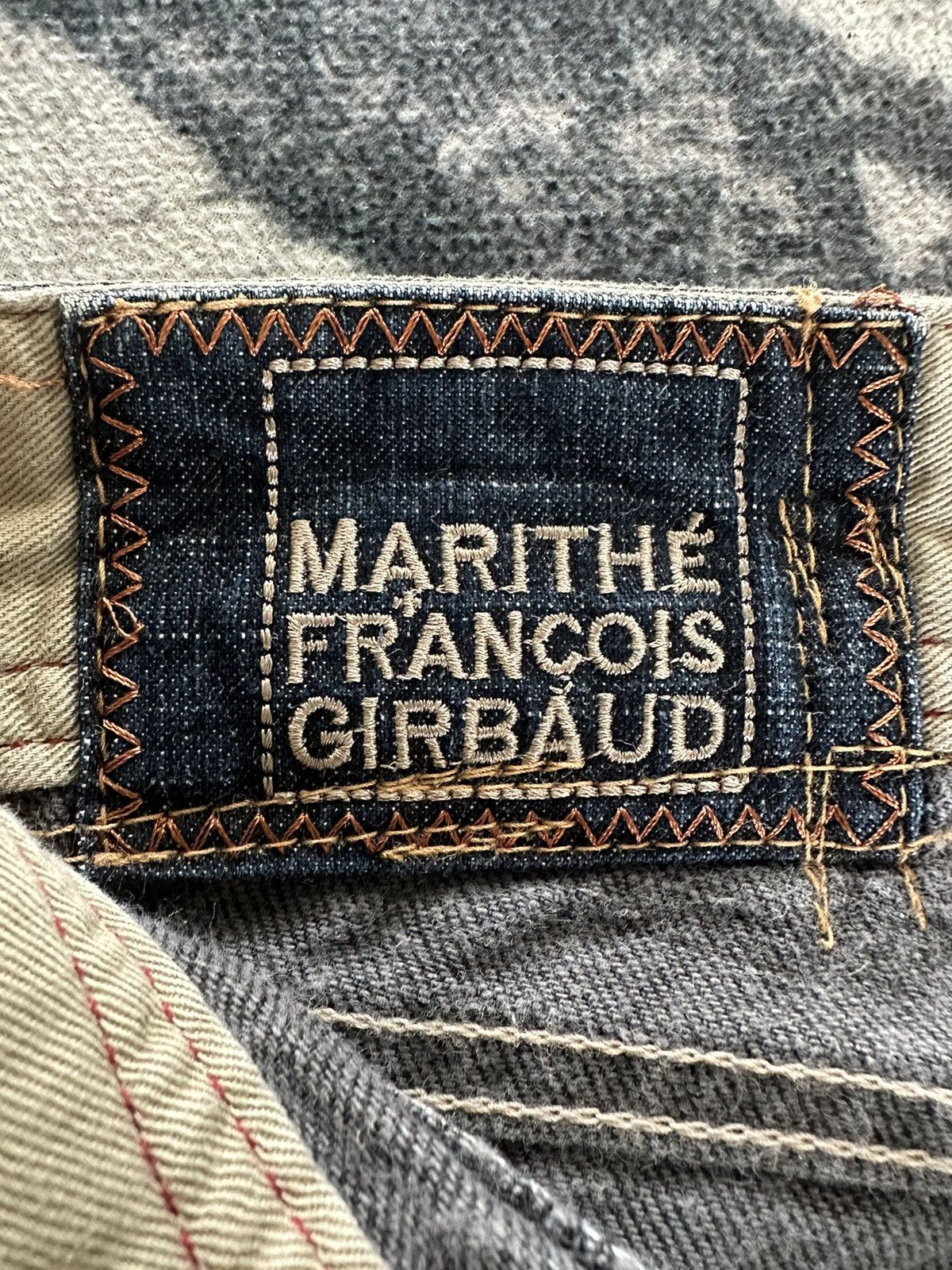 Marithe + Francois Girbaud 2000s Le Jeans De MFG clawnmark hybrid denim Size US 30 / EU 46 - 7 Thumbnail