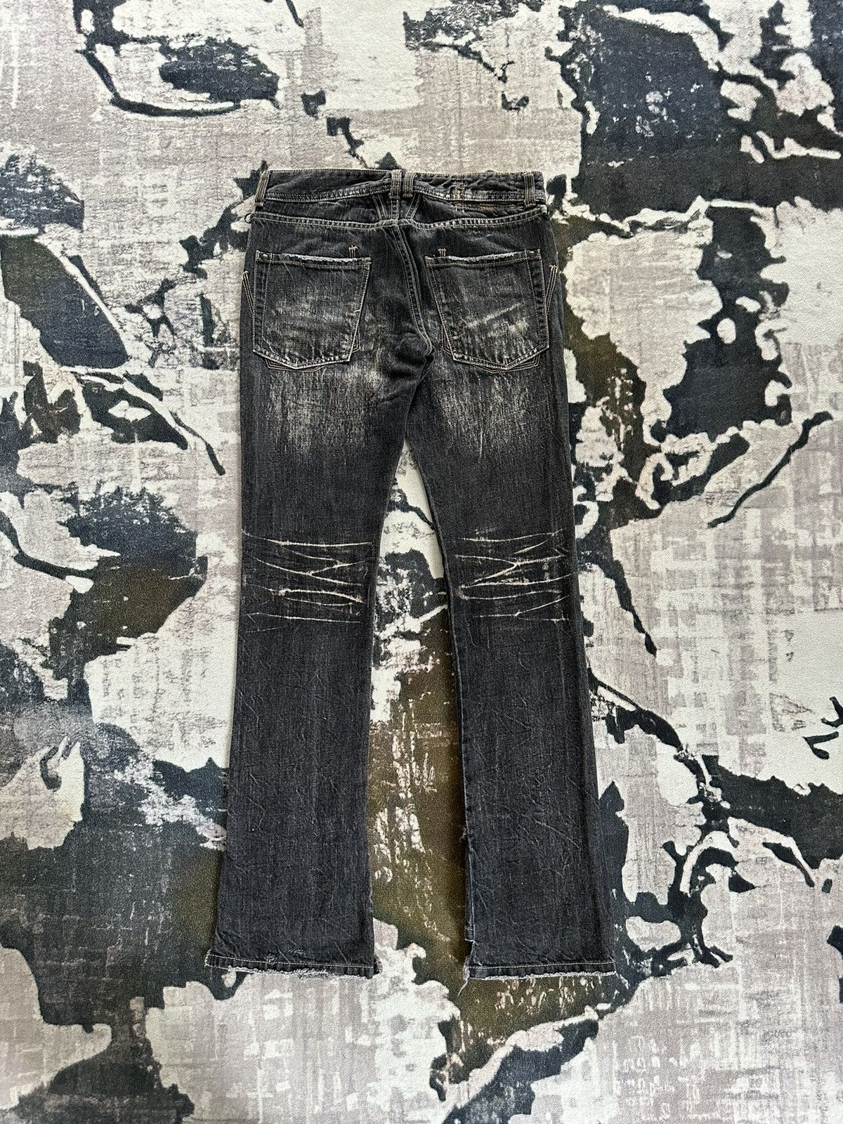 Marithe + Francois Girbaud 2000s Le Jeans De MFG clawnmark hybrid denim Size US 30 / EU 46 - 13 Thumbnail