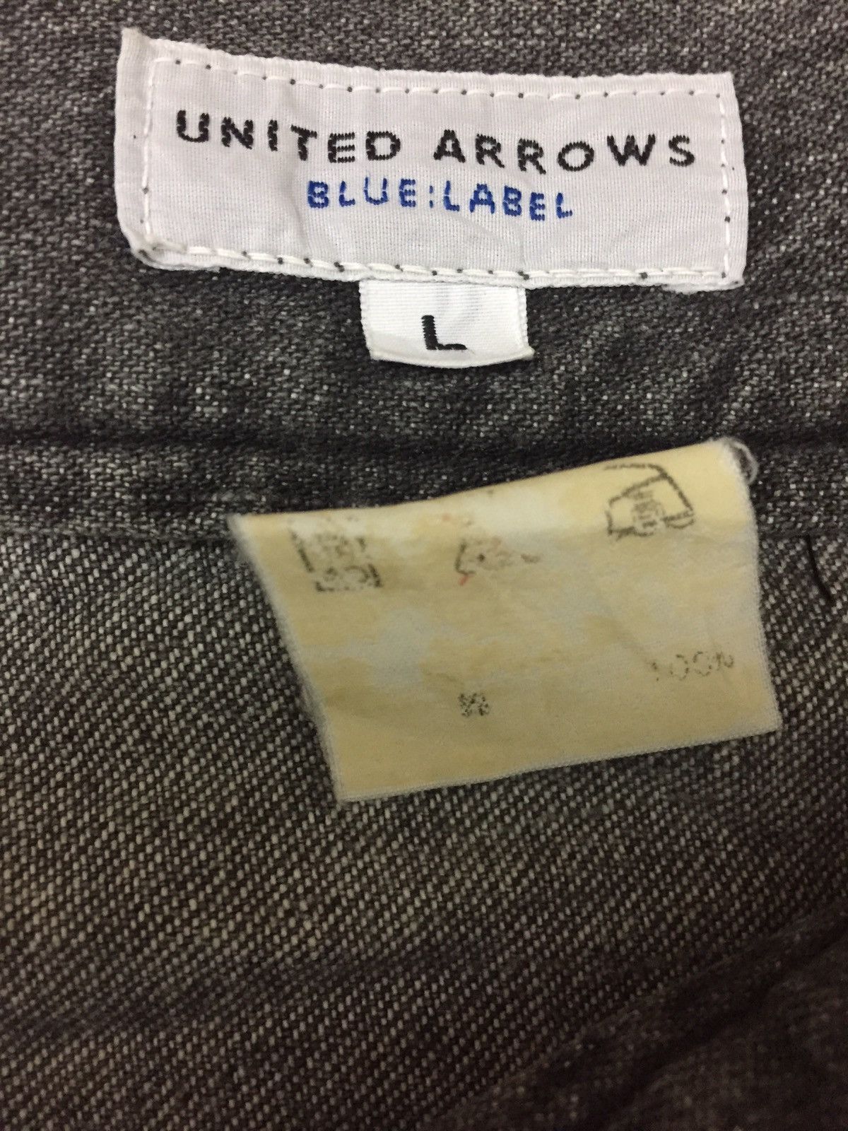 United Arrows United Arrows Blue Label Faded Black Bush Pants Size US 32 / EU 48 - 12 Thumbnail
