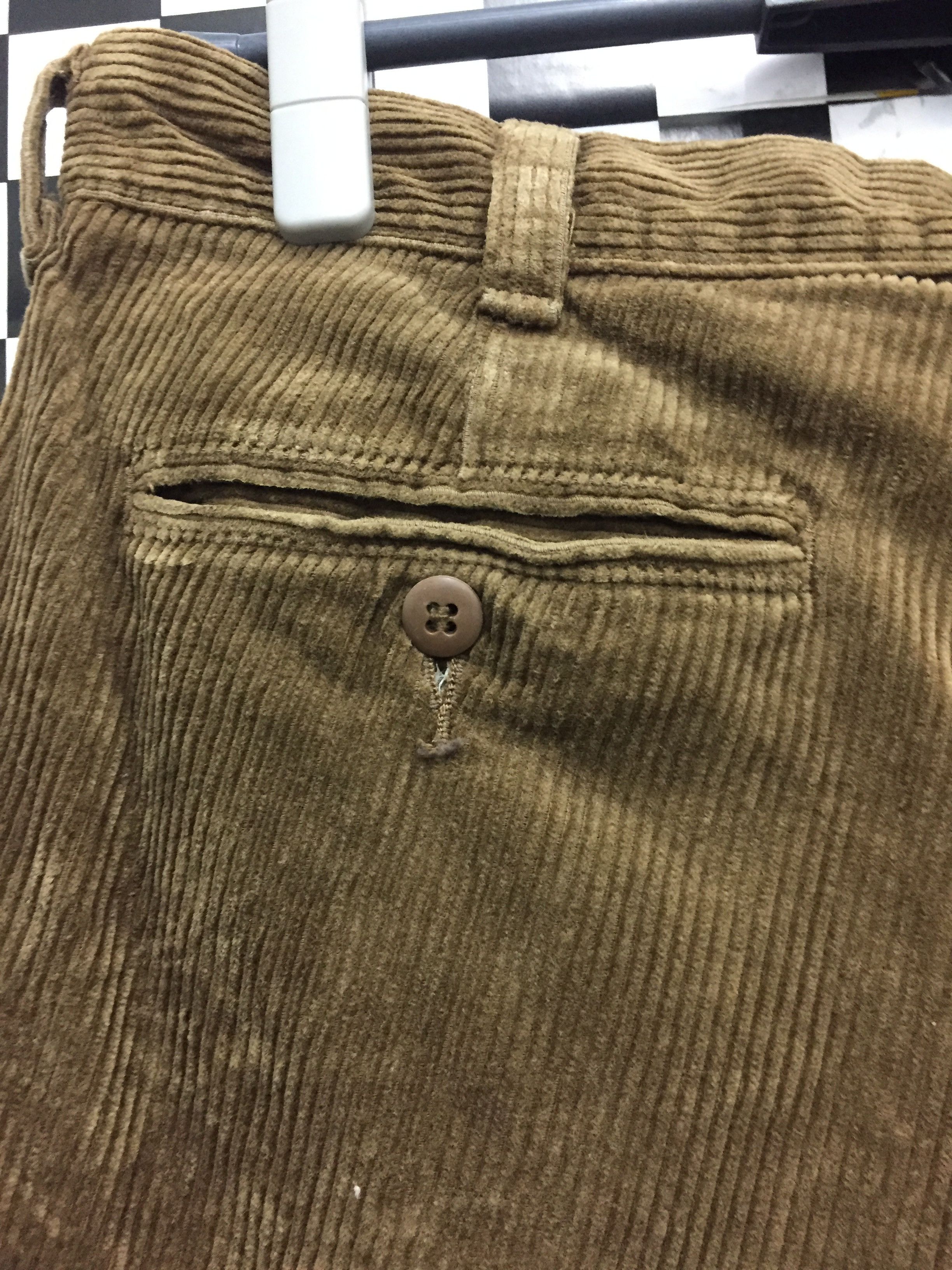 Schott Vintage Schott Bros Trousers Combat Corduroy Pants Size US 32 / EU 48 - 10 Thumbnail