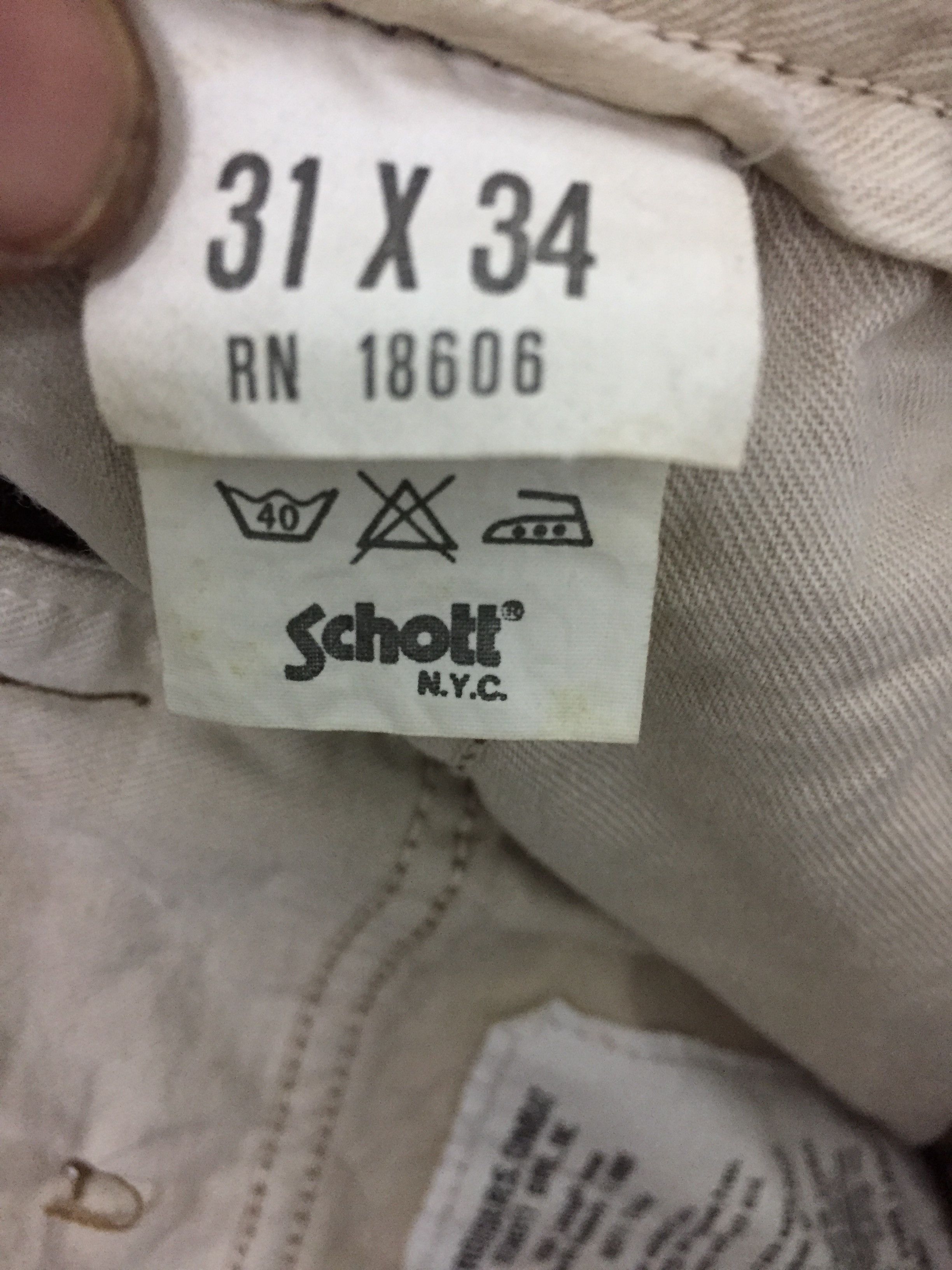 Schott Vintage Schott Bros Trousers Combat Corduroy Pants Size US 32 / EU 48 - 12 Thumbnail