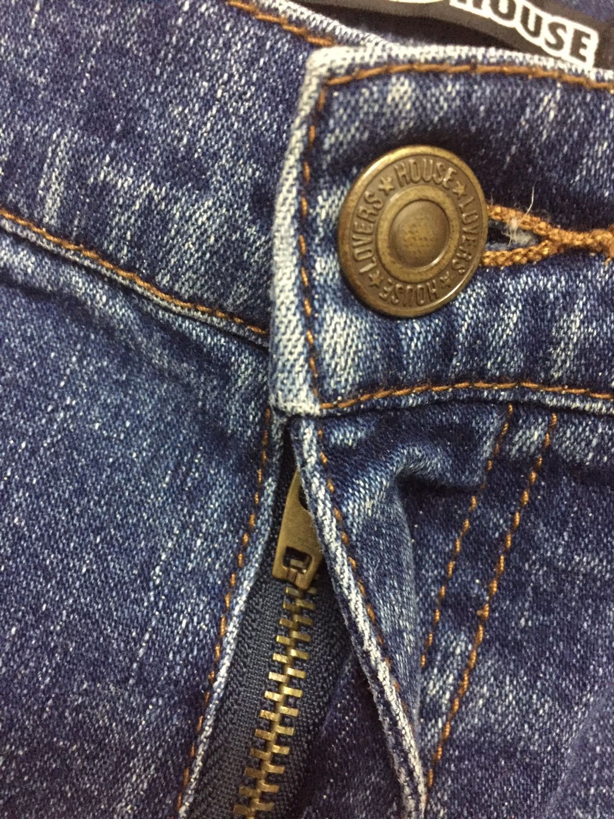 Other Super Lover Denim Cargo Flare Pants Size 29" - 5 Thumbnail