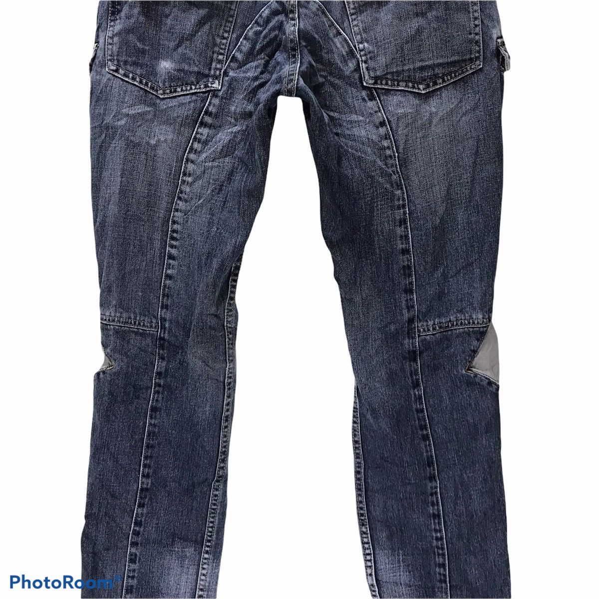 Japanese Brand PPFM Denim Bondage Zipper Pants Size US 30 / EU 46 - 10 Thumbnail