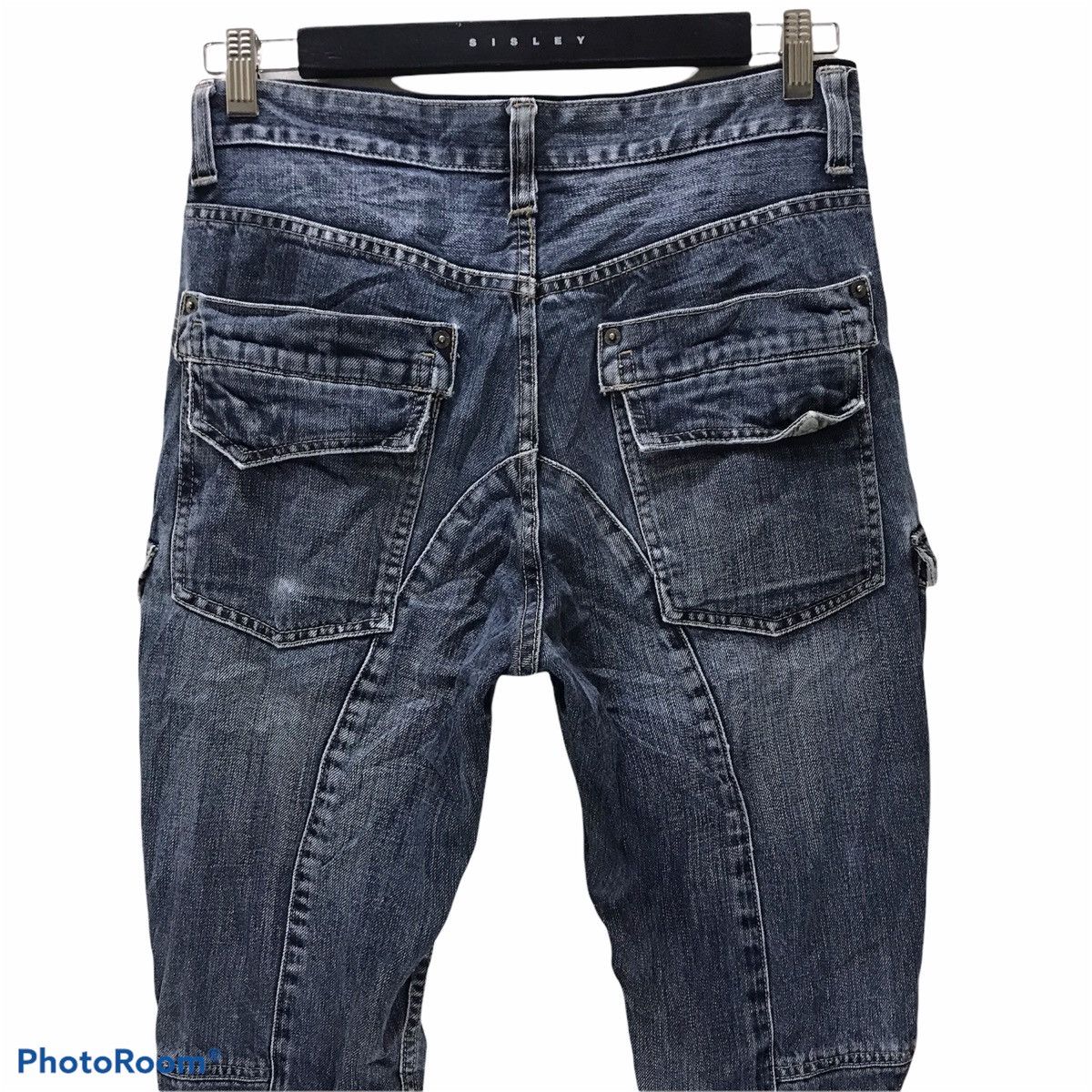 Japanese Brand PPFM Denim Bondage Zipper Pants Size US 30 / EU 46 - 9 Thumbnail