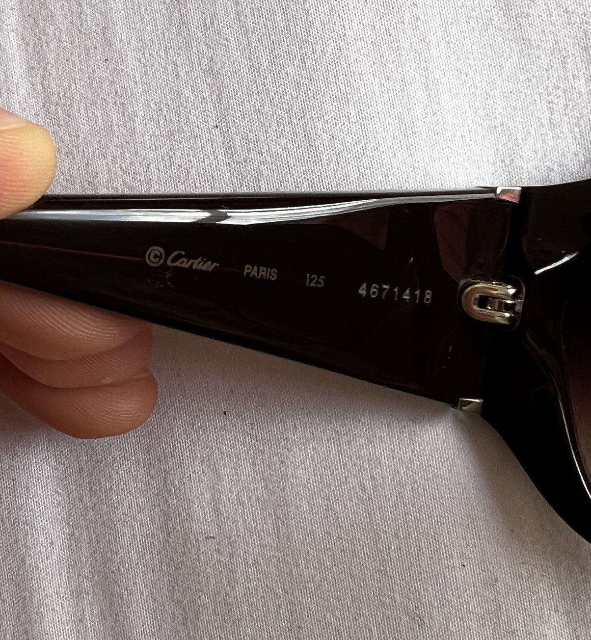 Cartier Cartier Rare Women Santos Sunglasses Size ONE SIZE - 5 Thumbnail