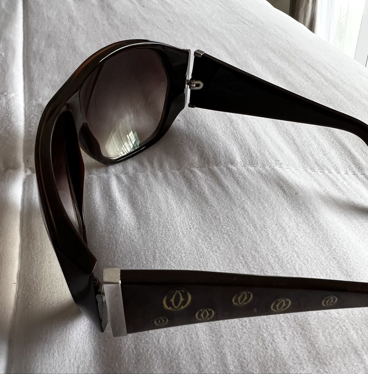 Cartier Cartier Rare Women Santos Sunglasses Size ONE SIZE - 8 Thumbnail