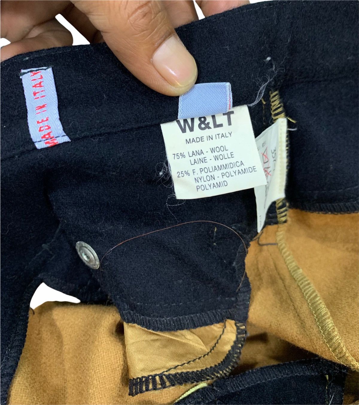 Walter Van Beirendonck W&LT 1996 Autumn/Winter Collection Wool Felt Pants Size US 30 / EU 46 - 14 Thumbnail