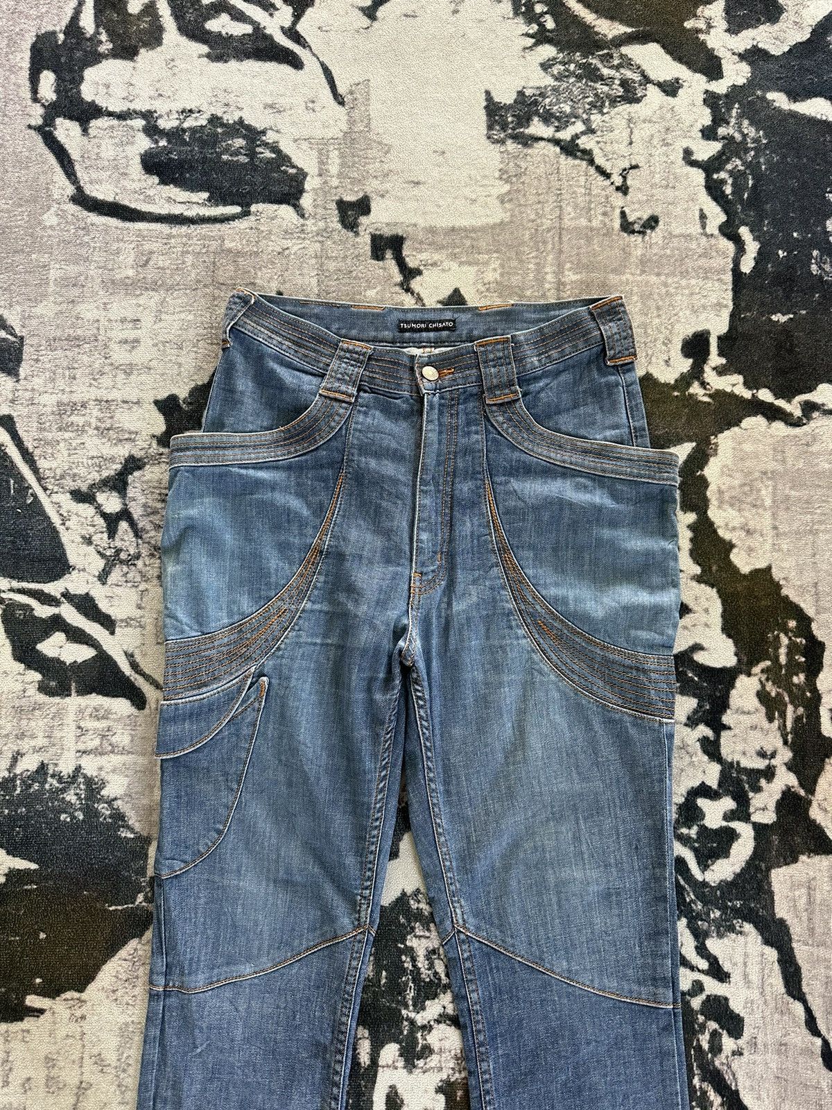 Issey Miyake SS2000 Tsumori Chisato Man hybrid monkey pocket jeans Size US 32 / EU 48 - 5 Thumbnail
