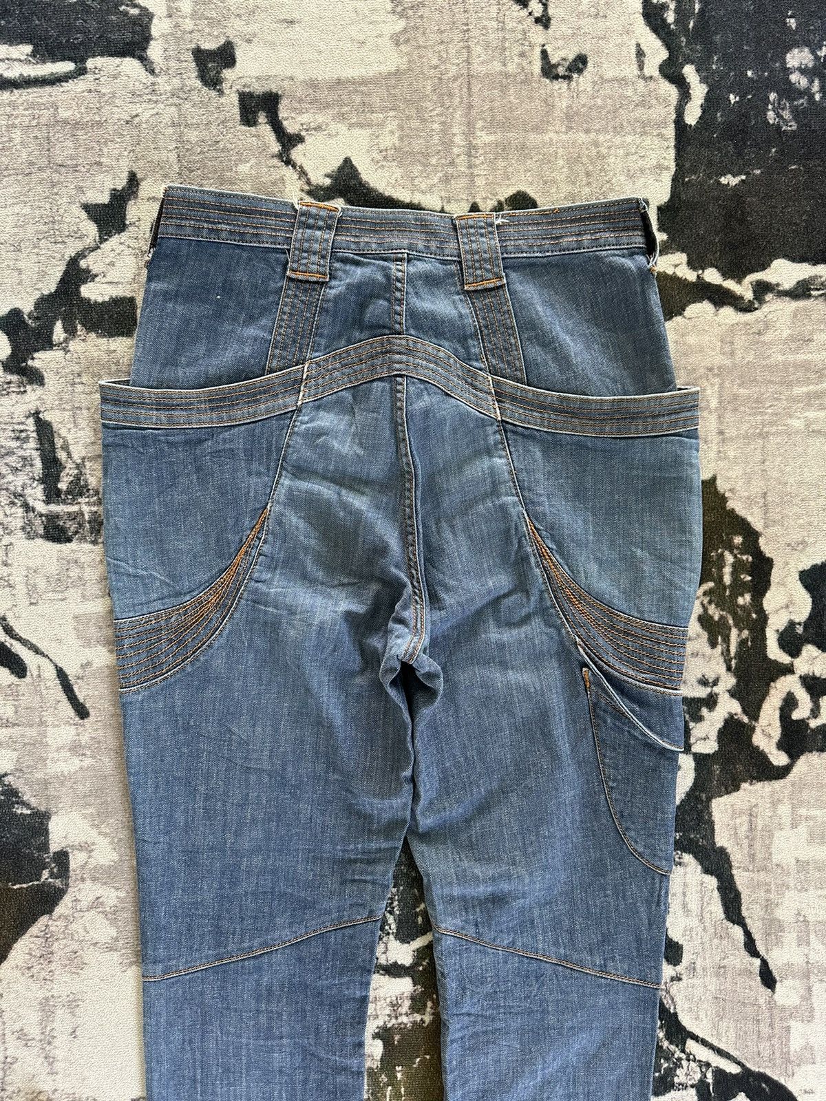 Issey Miyake SS2000 Tsumori Chisato Man hybrid monkey pocket jeans Size US 32 / EU 48 - 11 Thumbnail