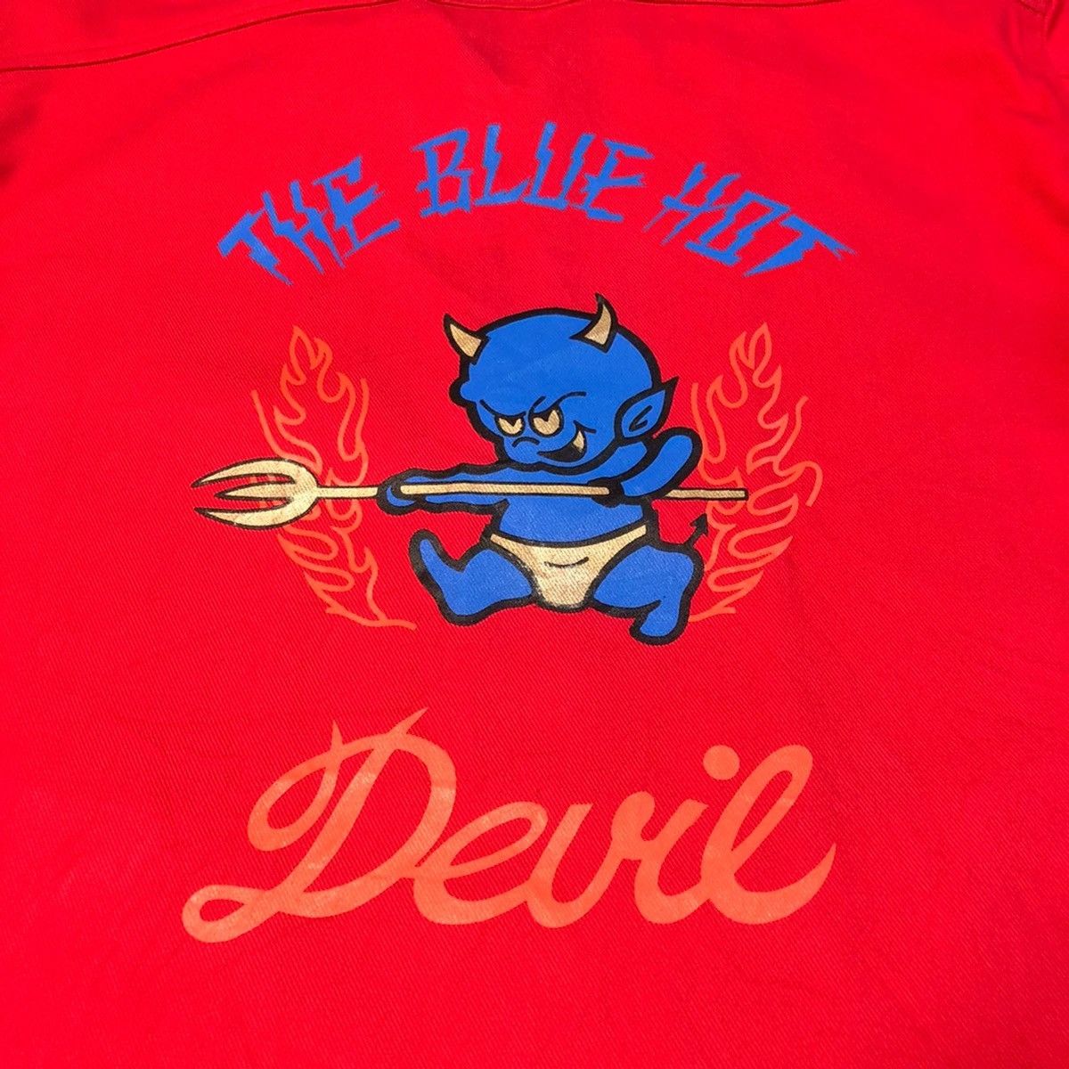 Dogtown Vintage 90s dogtown the blue hot devil denim jacket Size US L / EU 52-54 / 3 - 3 Thumbnail