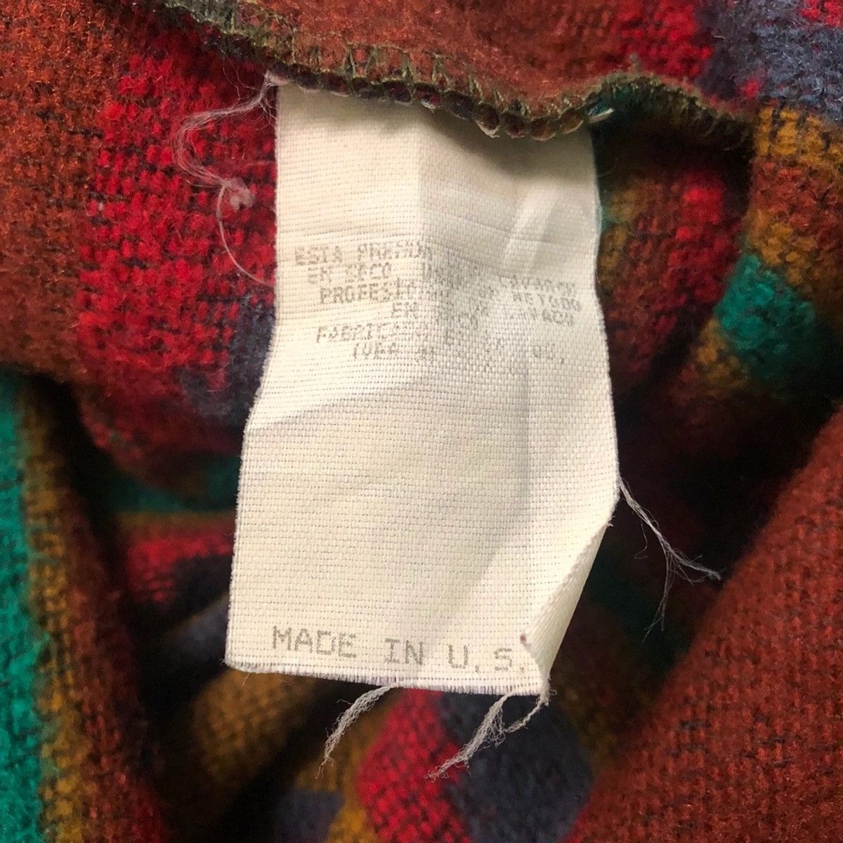 Vintage Vintage 80s navajo aztec sweater zipper wool Size US L / EU 52-54 / 3 - 4 Thumbnail
