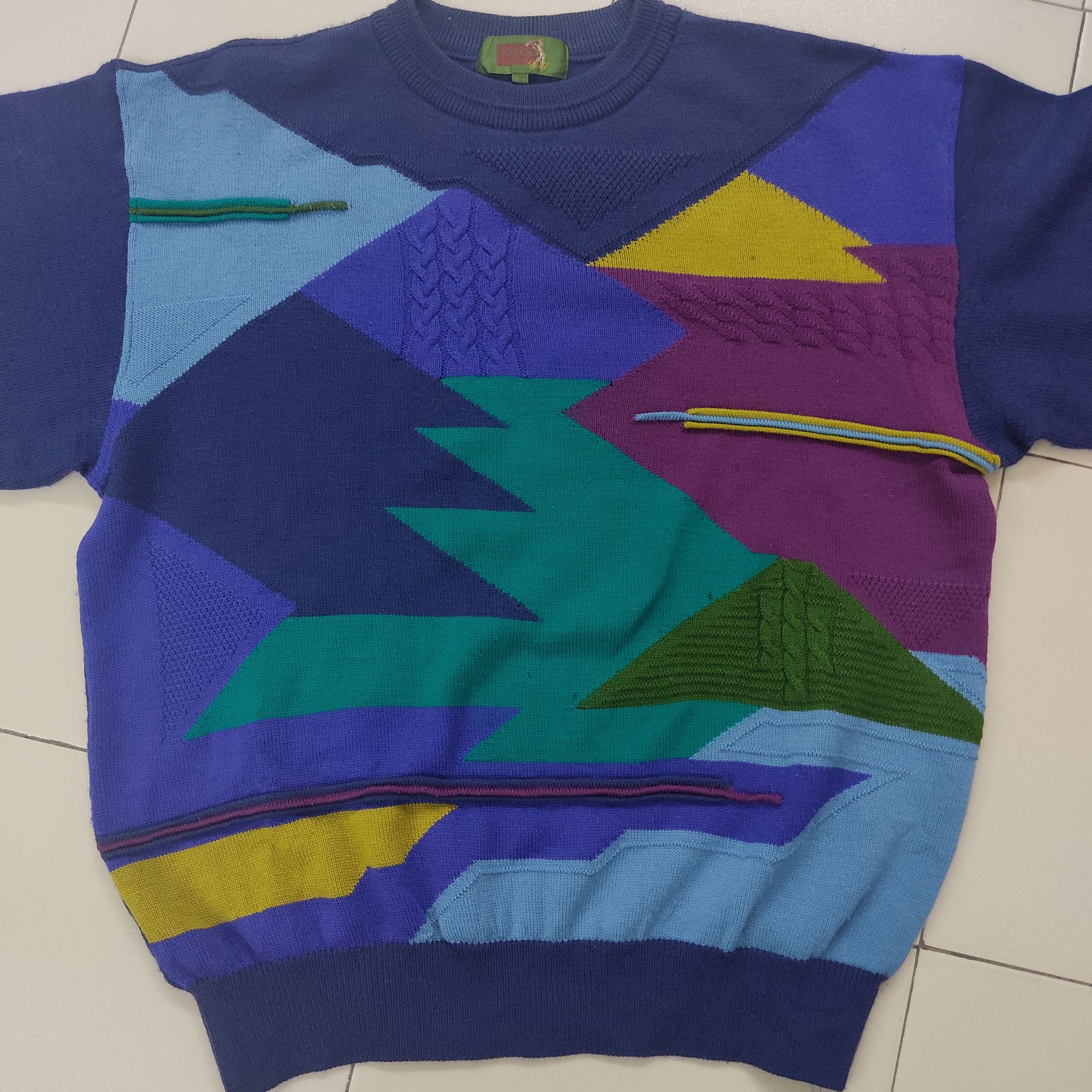 Call It Spring Kenzo Paris Golf Knitwear Jumper Size US L / EU 52-54 / 3 - 4 Thumbnail