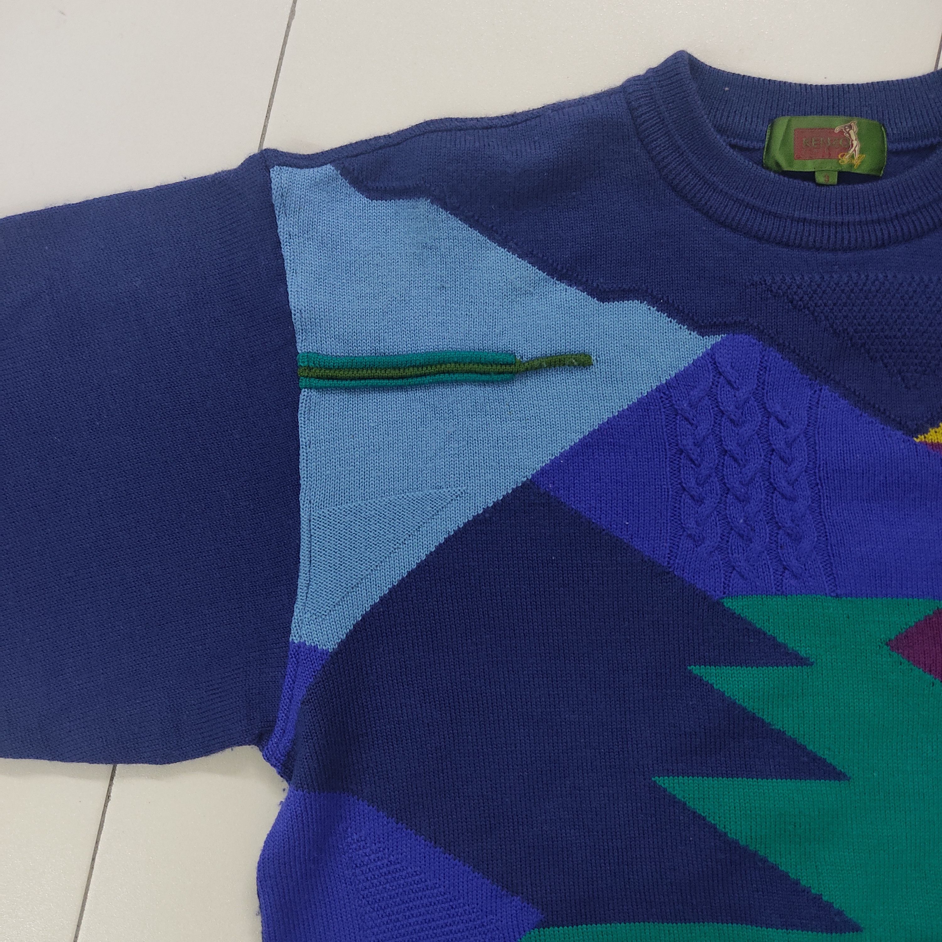 Call It Spring Kenzo Paris Golf Knitwear Jumper Size US L / EU 52-54 / 3 - 6 Thumbnail