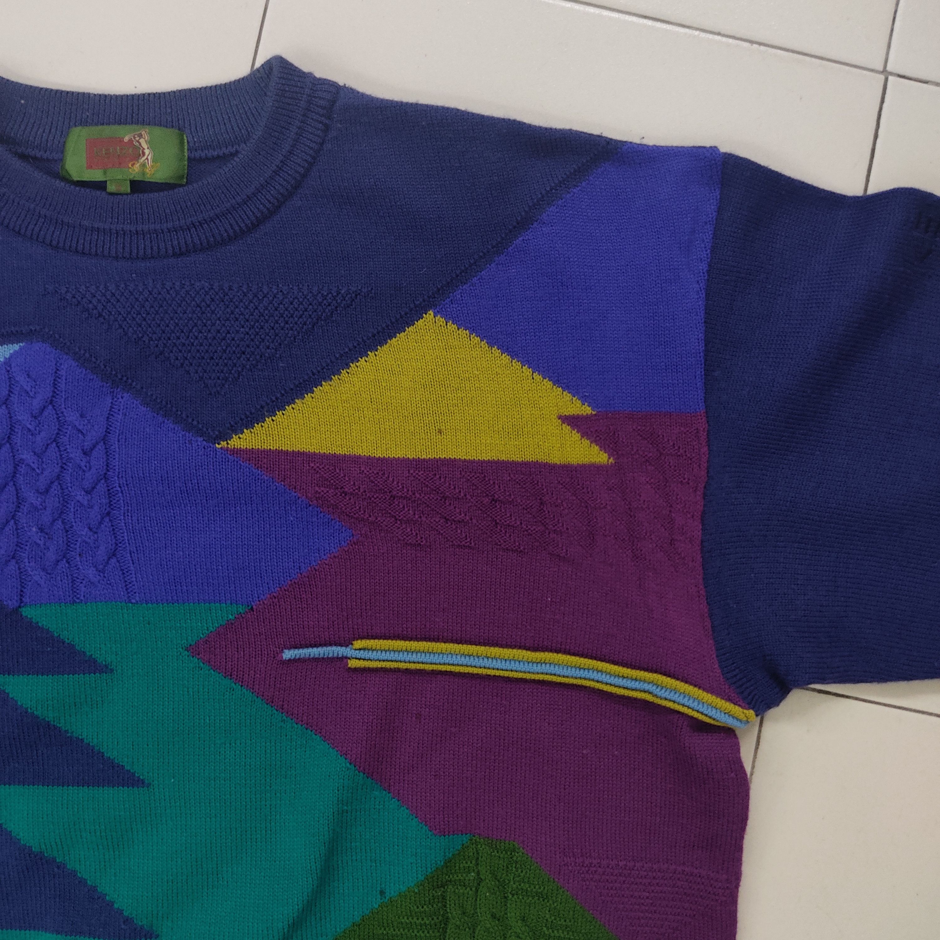 Call It Spring Kenzo Paris Golf Knitwear Jumper Size US L / EU 52-54 / 3 - 7 Thumbnail