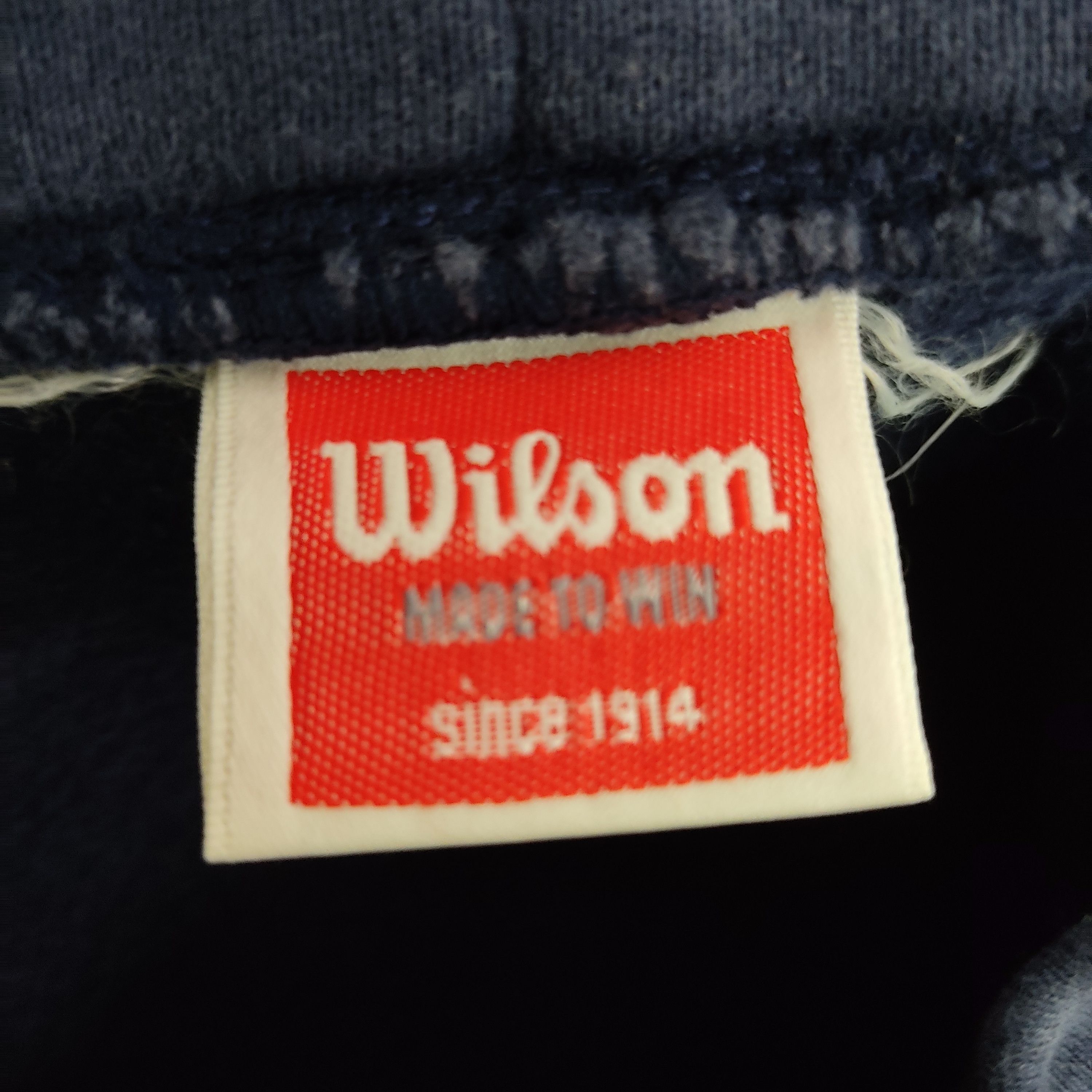 Vintage × Wilson Wilson Chicago Big Logo W Embroidery Faded Blue Sweatshirt Size US XXL / EU 58 / 5 - 12 Thumbnail