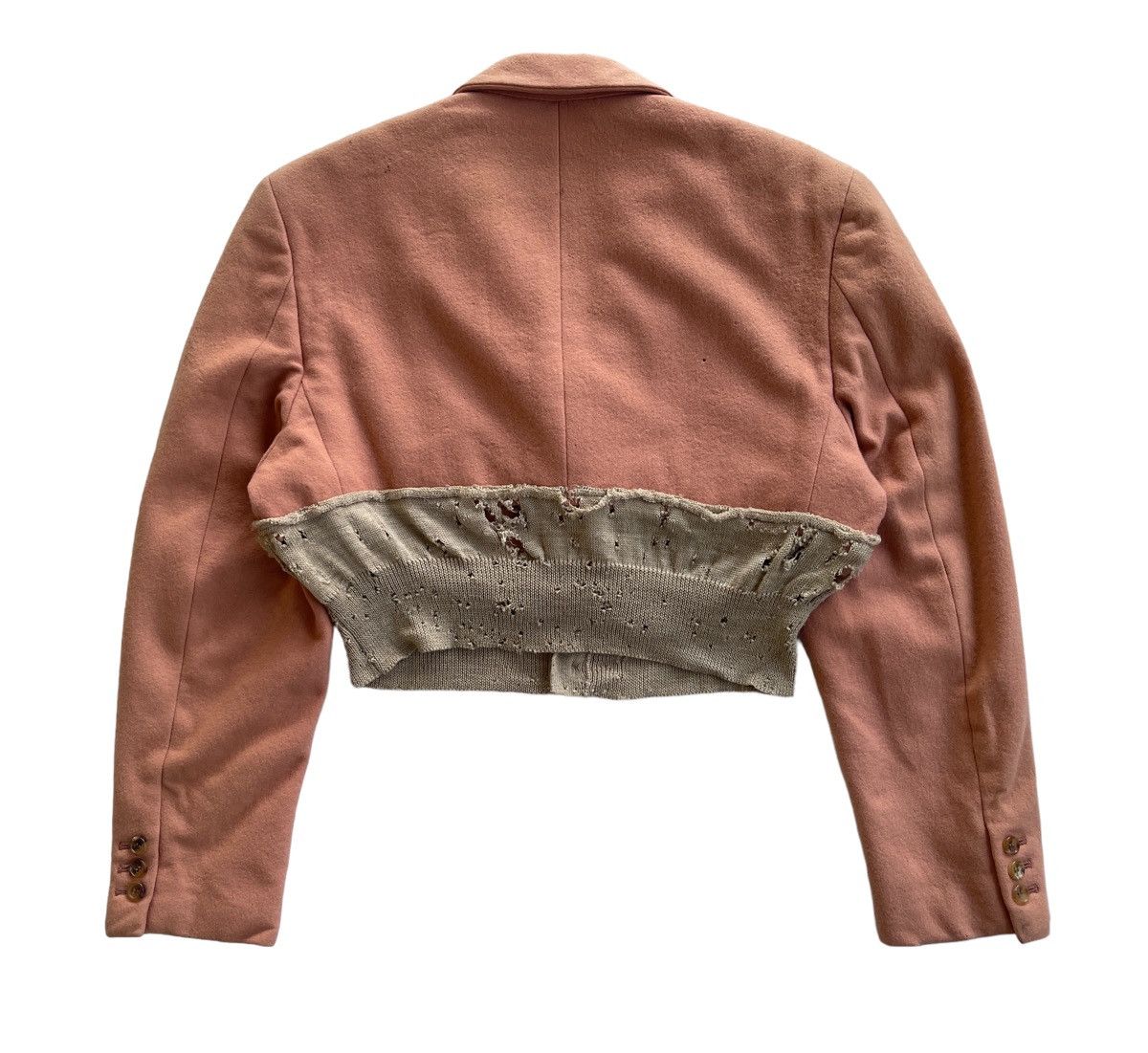 Comme des Garcons AD1993 CDG Cropped Distressed Design Size US S / EU 44-46 / 1 - 2 Thumbnail
