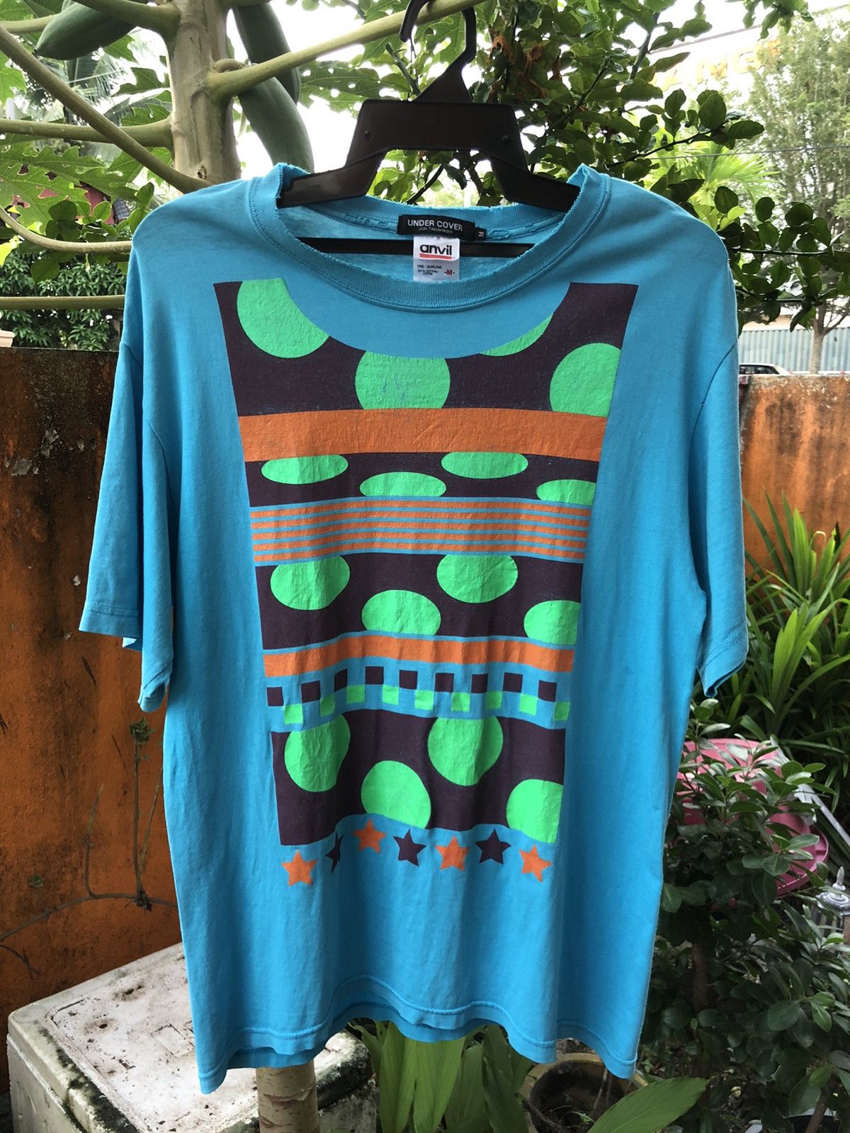 Jun Takahashi × Undercover × Vintage Vintage 90s UNDERCOVER X Jun Takahashi tees distressed Size US M / EU 48-50 / 2 - 1 Thumbnail