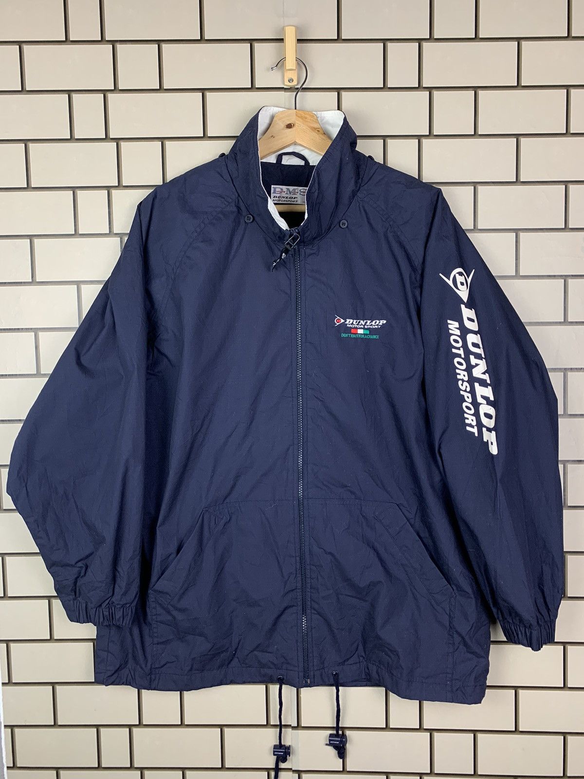 image of Vintage Dunlop Motorsports in Navy, Men's (Size Large)