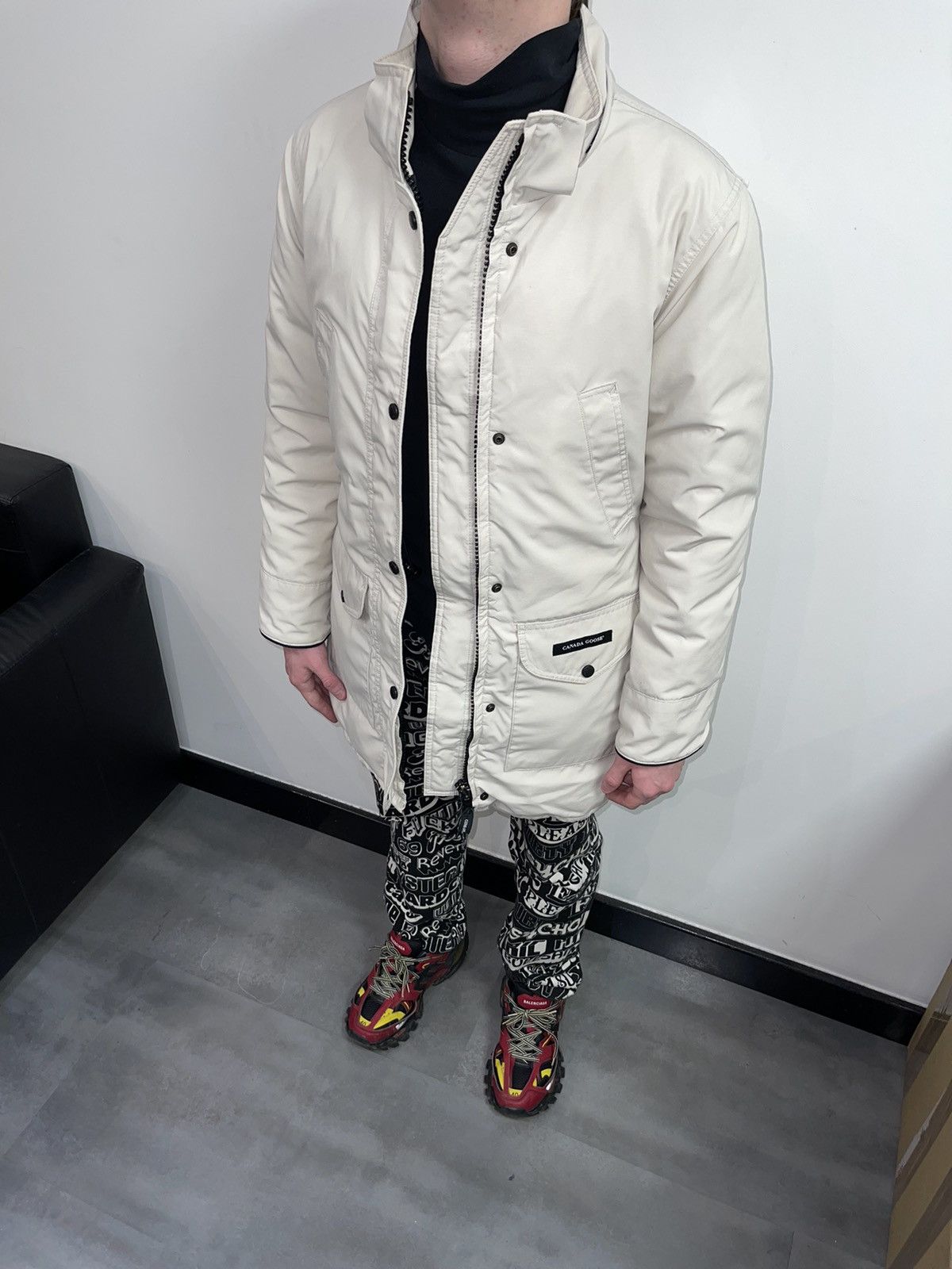 Canada Goose Archive! Canada Goose White Duck Down Expedition Jacket Size US M / EU 48-50 / 2 - 1 Thumbnail