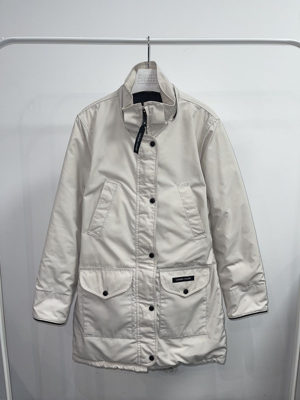 Canada Goose Archive! Canada Goose White Duck Down Expedition Jacket Size US M / EU 48-50 / 2 - 2 Thumbnail
